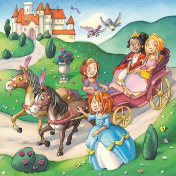 Ravensburger Puzzle 3 x 49 Teile Ravensburger Kinder Puzzle Kleine Prinzessinnen 05564, 49 Puzzleteile