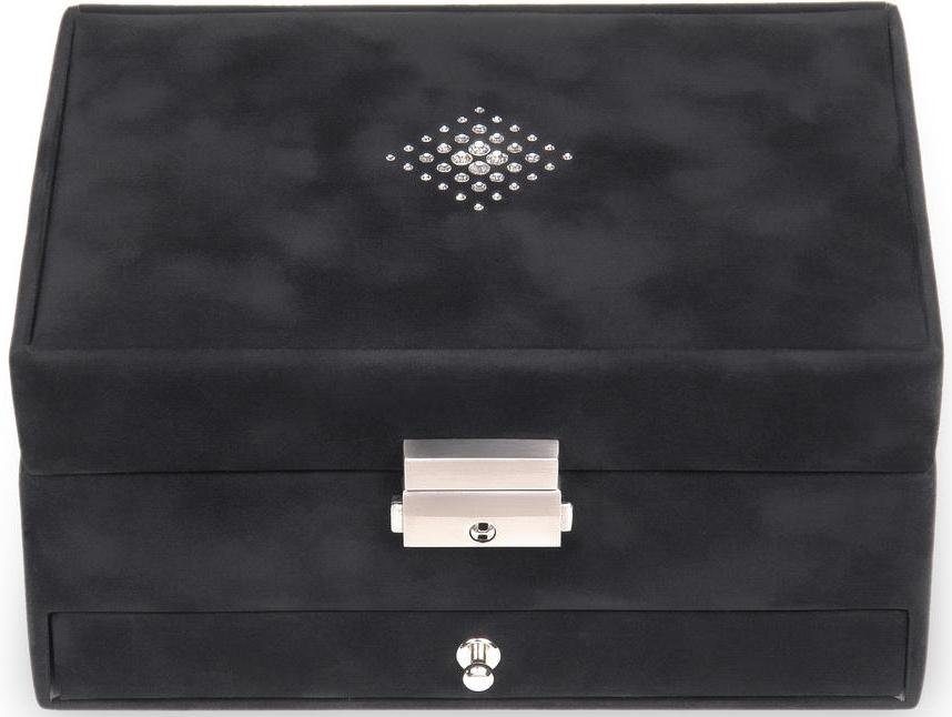 Schmuckkoffer Carola/Crystalo, in schwarz Made mit Kristallen, Germany Sacher 15503040404,
