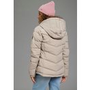KangaROOS Winterjacke mit Kapuze und Kordelzug, Reißverschlusstaschen und Innentasche