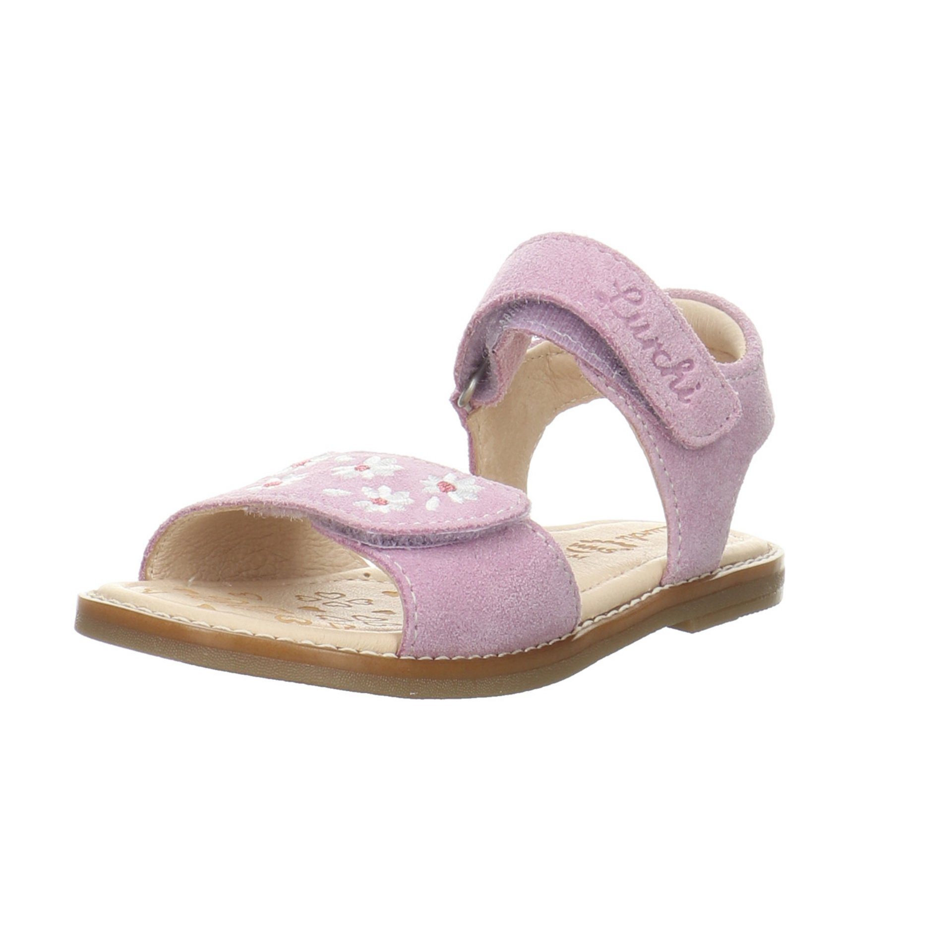 Lurchi Mädchen Sandalen Schuhe Zaira Sandale Kinderschuhe Sandale Veloursleder | Riemchensandalen