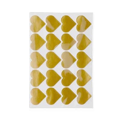 Depot Sticker »Sticker-Set Herzen«, (Packung), aus Papier, L 13 Zentimeter, B 9 Zentimeter