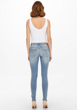 ONLY Skinny-fit-Jeans ONLKENDELL RG SK ANK DNM TAI467 NOOS mit Reißverschluss Detail am Bein