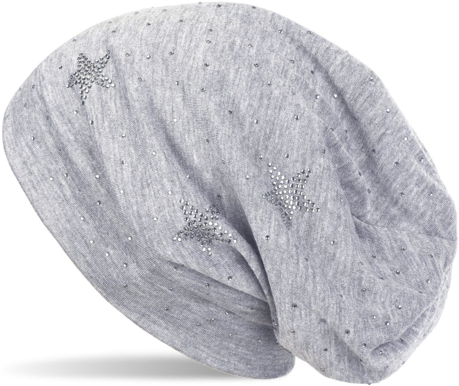 styleBREAKER Beanie Beanie mit Strass Sterne günstig online kaufen
