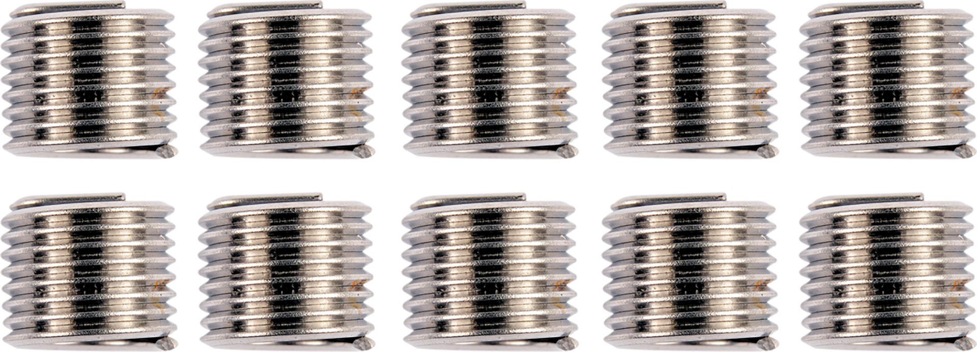 Yato Gewindeschneideisen Inserts spiralés pour réparation de filetage M6, Gewindereparatur-Einsätze M6x1x10.8 mm, 20 Stück, Edelstahl, Gewindereparatur-Einsätze M6x1x10.8 mm, 20 Stück, Edelstahl, Qualität