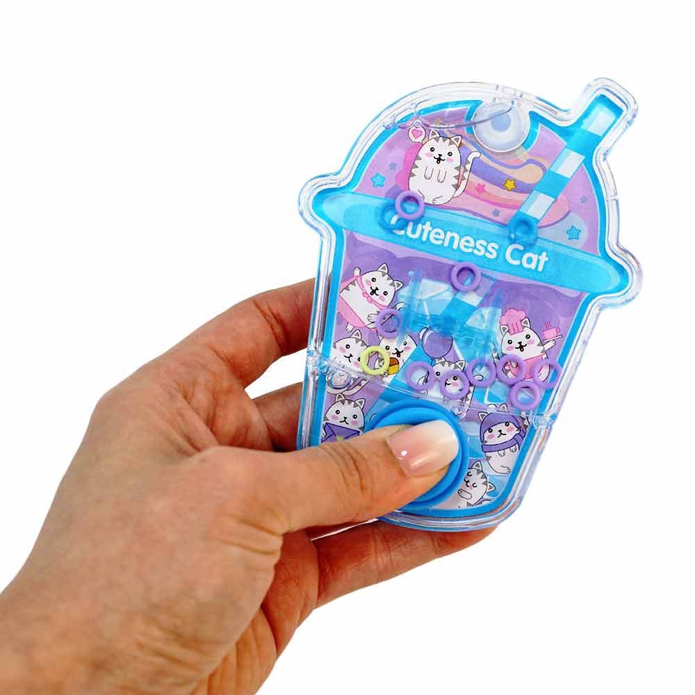 B&G INTERNATIONAL Spiel Wasserspiel Geduldspiel Ringe "Bubble Tea" - ca. 12 cm