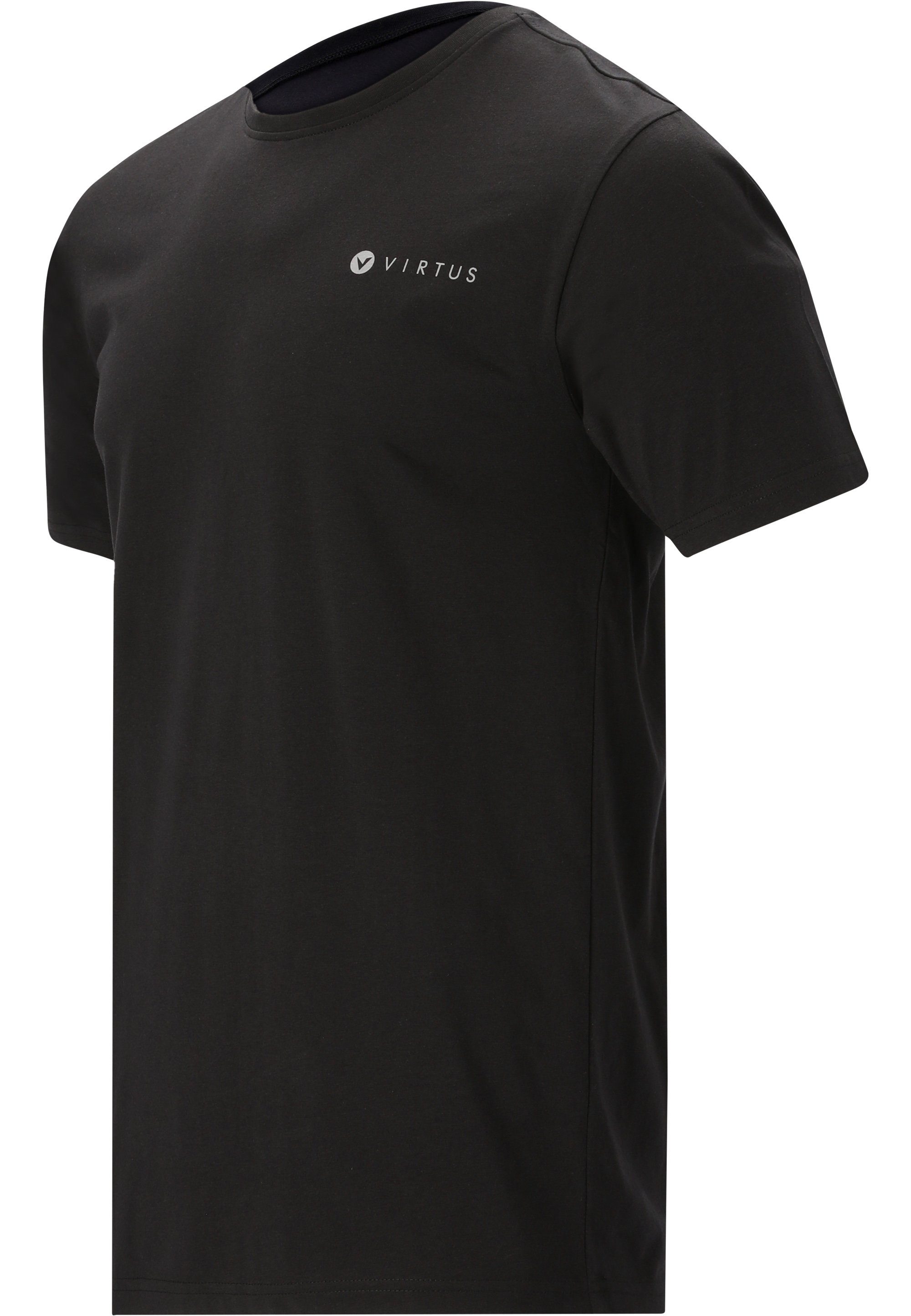 Virtus mit kleinem Markenprint schwarz Saulto Funktionsshirt