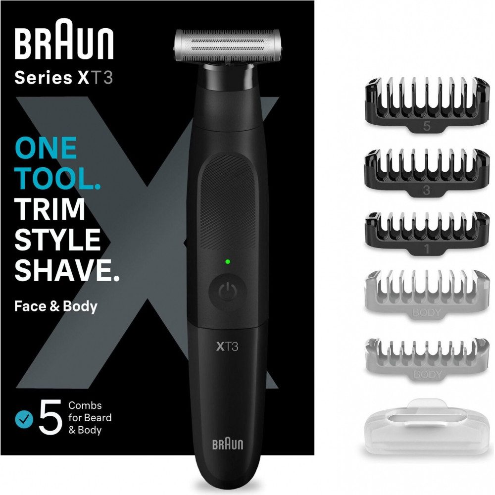 Braun Elektrorasierer 7500435206334 XT3200 Face + Body Bodygroomer Trimmer
