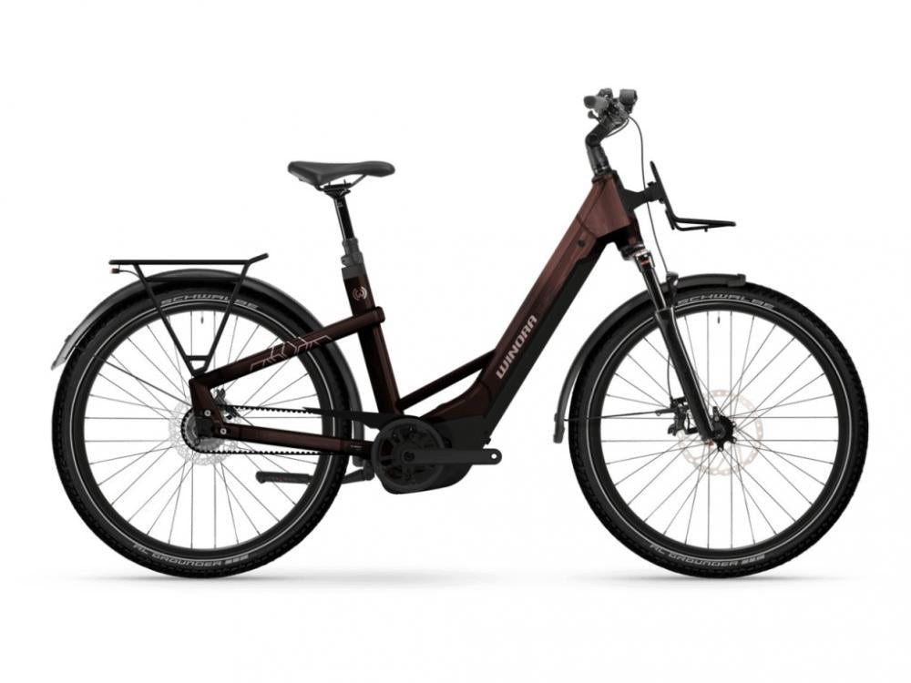 Winora E-Bike YAKUN R5 LOW i600Wh 5-G Nexus 25 WIN BCXK GL_red/violet red Rh S