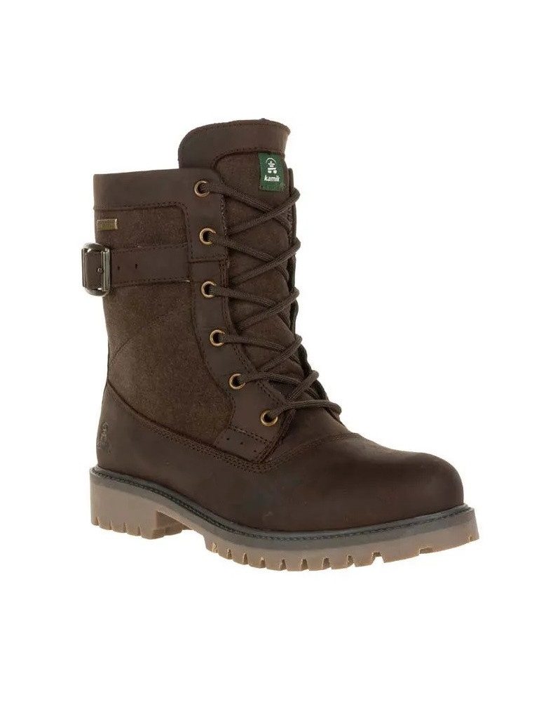 Kamik Rogue Mid (Wildleder, wasserdicht) dunkelbraun Damen Winterstiefel