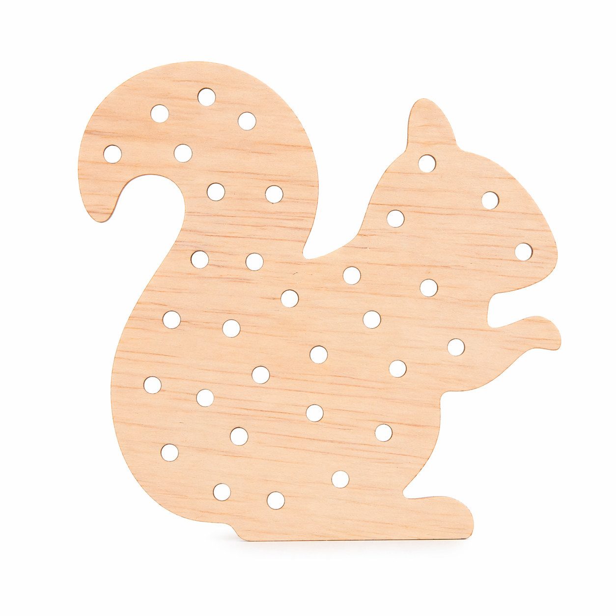 esschert design Blumenständer Blumensammler Eichhörnchen aus Holz, 15,3 cm, mit 31 Löchern (1 St), Blumensammler Eichhörnchen