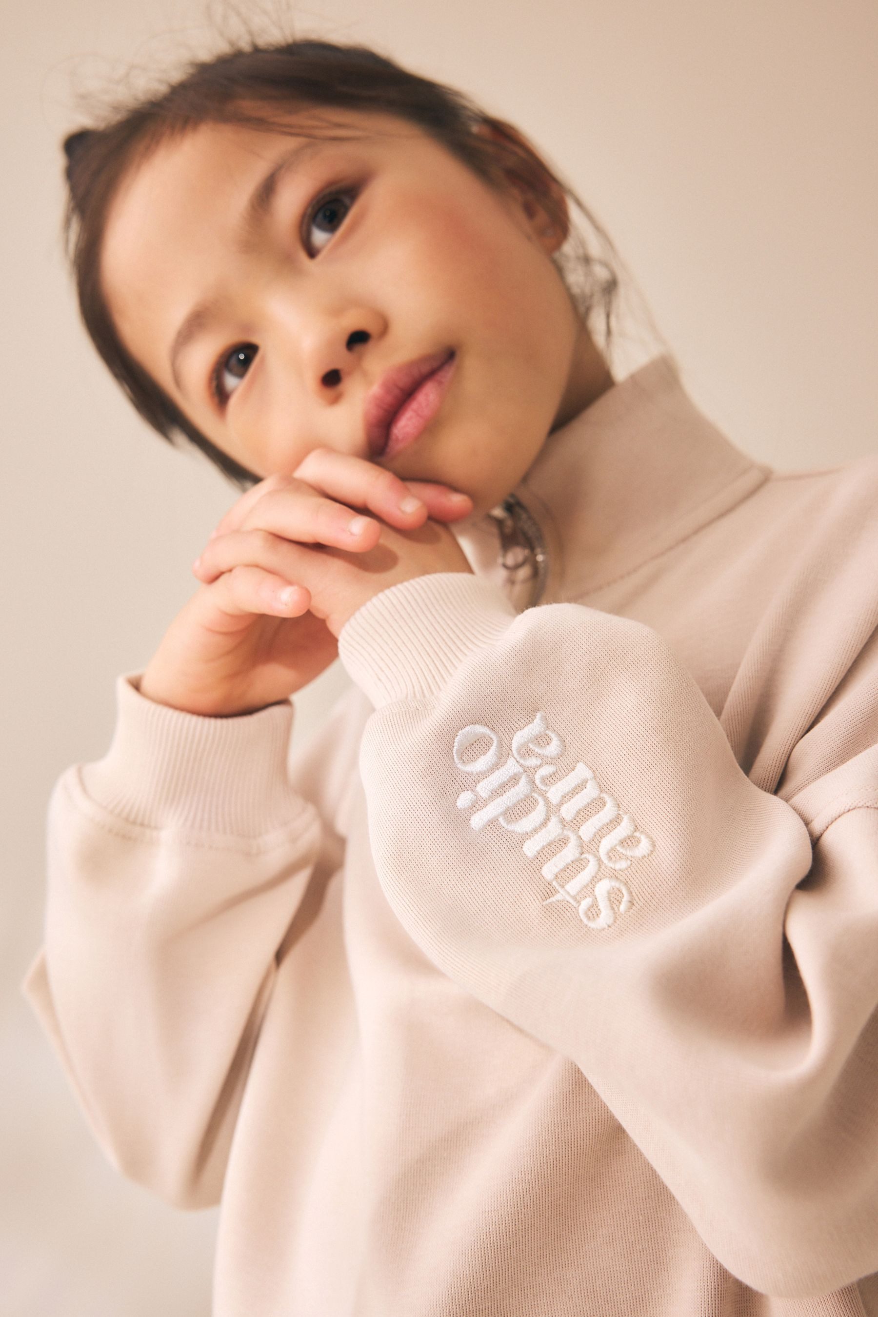 Next Sweater Sweatshirt mit viertellangem Reißverschluss (1-tlg) – Bild 3 von 4