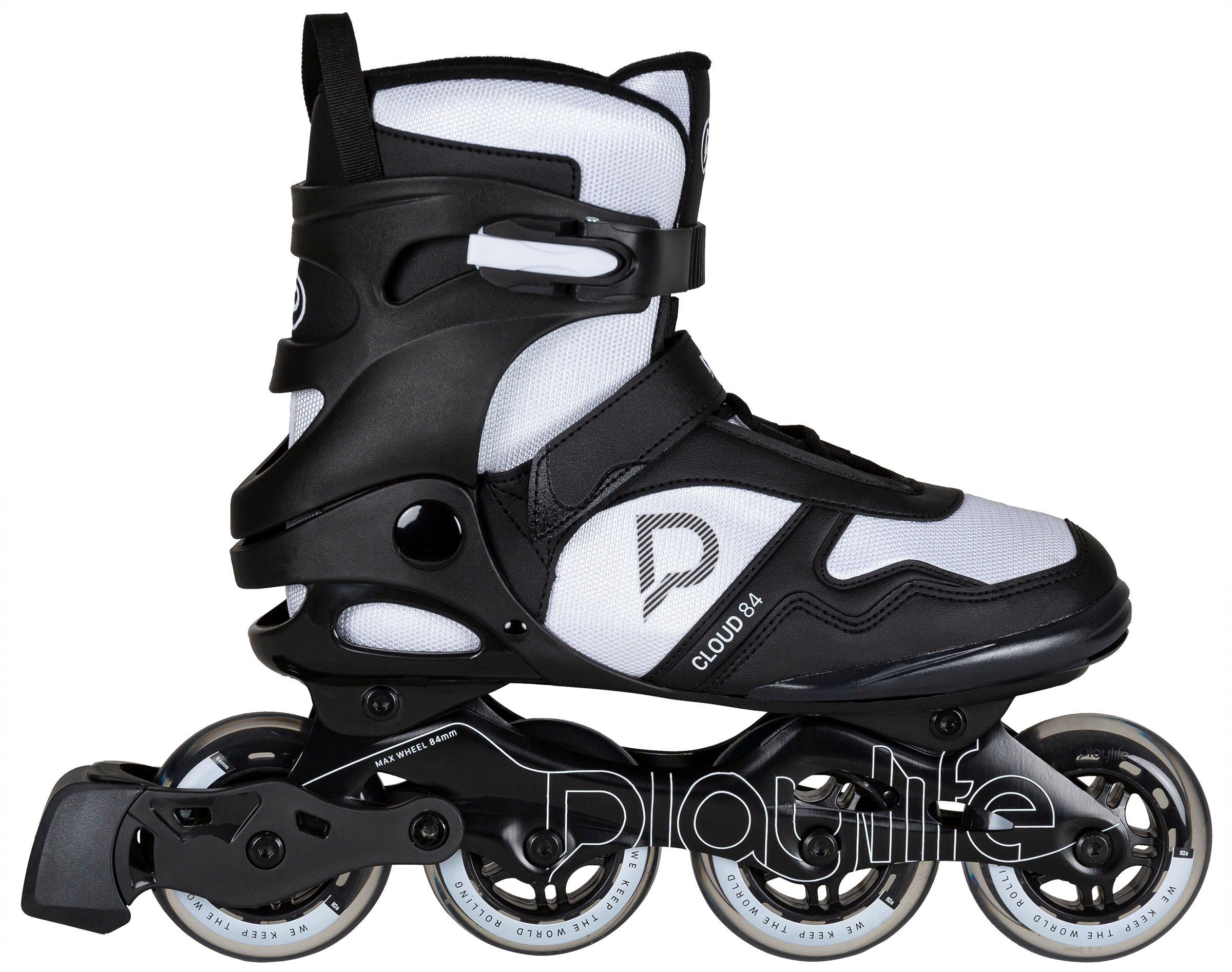 Playlife Inlineskates Cloud Black/White 84