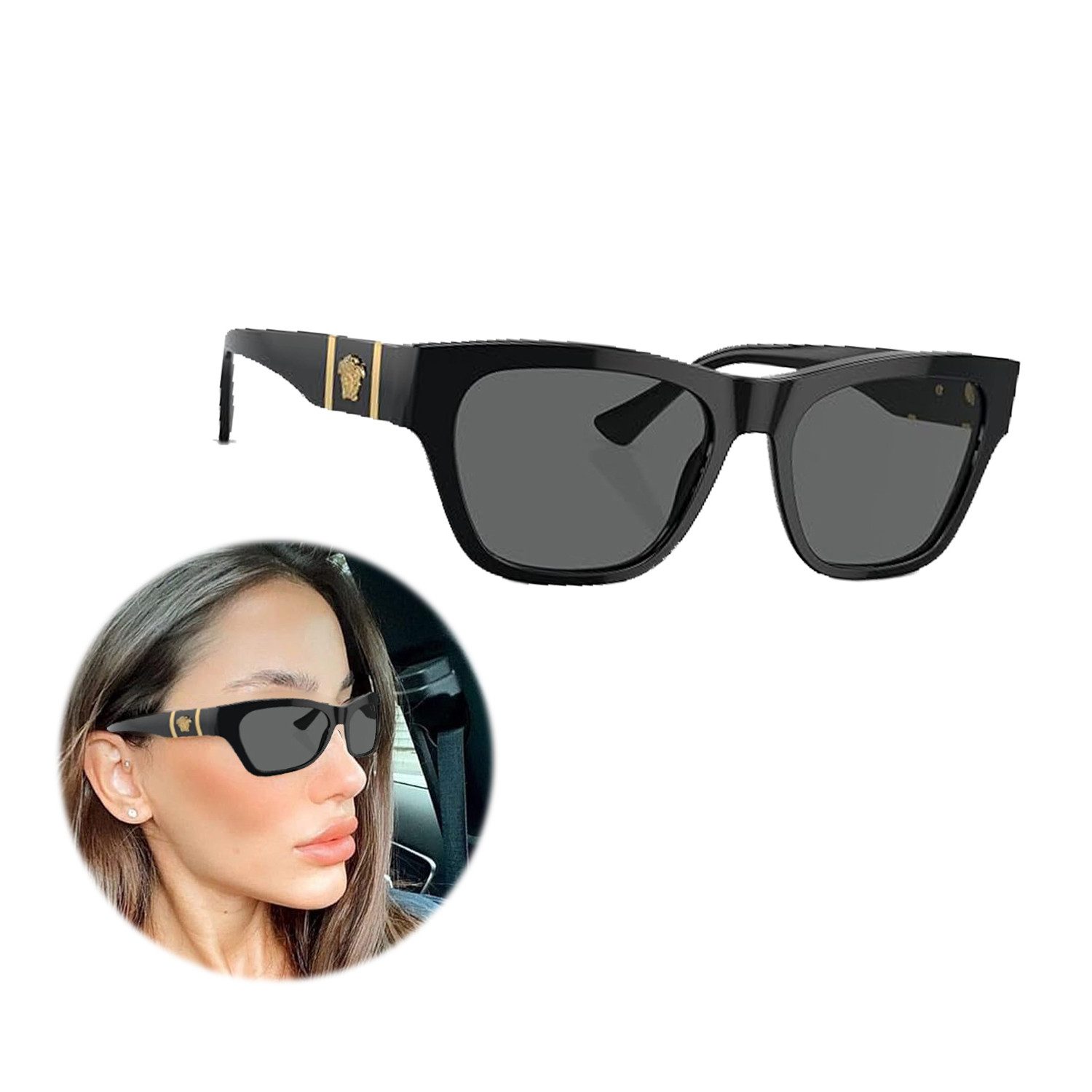 Sonnenbrille Polarisierte Sonnenbrille UV-Schutz Damen Herren Sonnenbrille