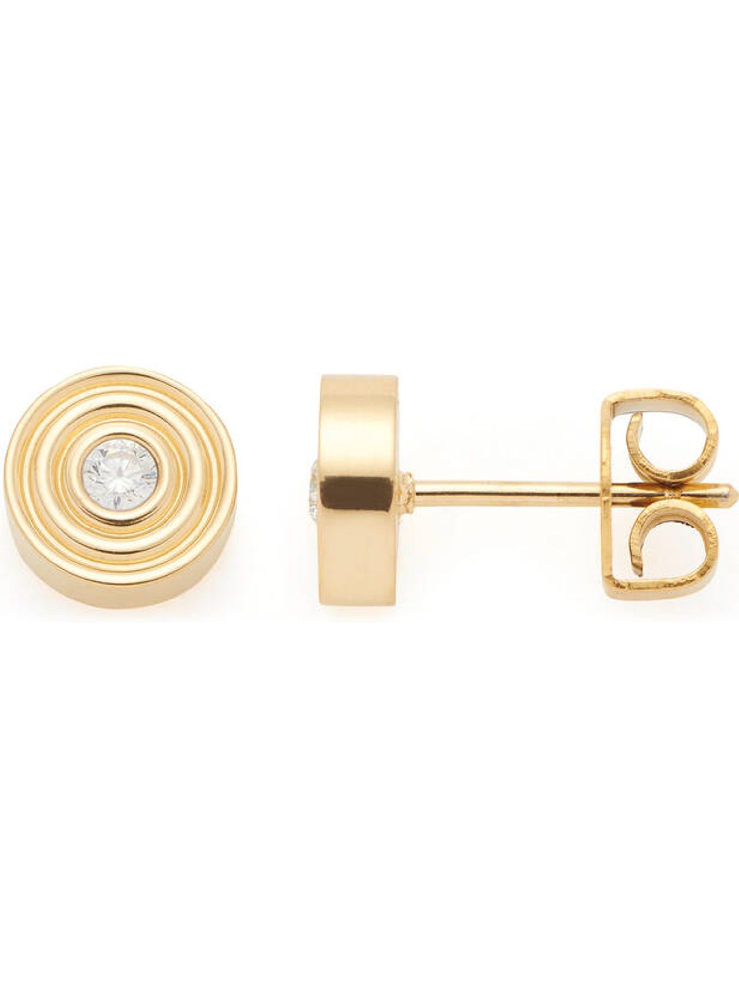 LEONARDO Paar Ohrstecker Leonardo Damen-Ohrstecker Edelstahl Zirkonia