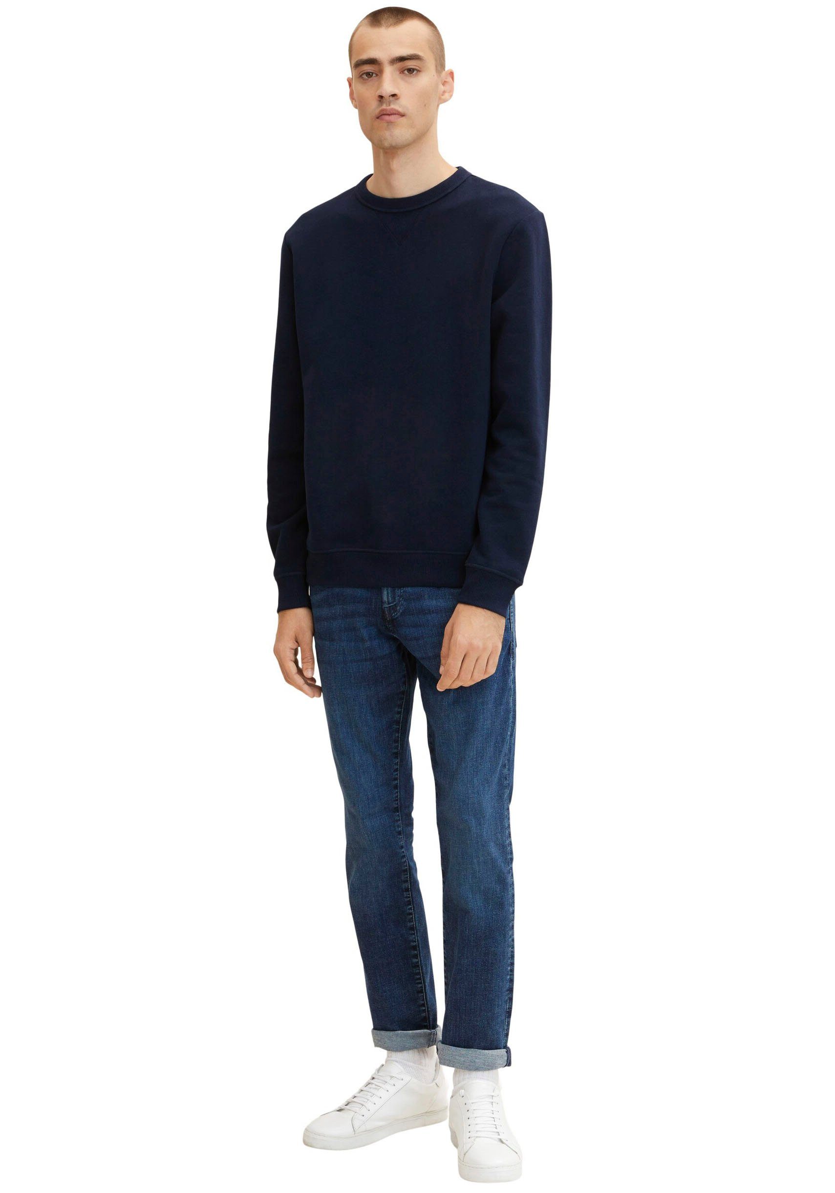 lässiger in Slim-fit-Jeans blue stone JOSH Optik TOM used TAILOR mid