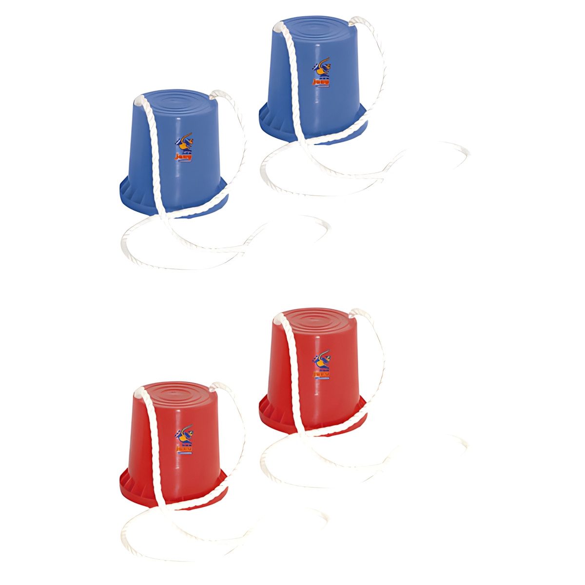 Hudora Trainingshilfe Topfstelzen rot