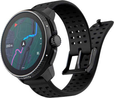 Suunto Race Edelstahl Smartwatch (3,63 cm/1,43 Zoll, Wear OS by Google)