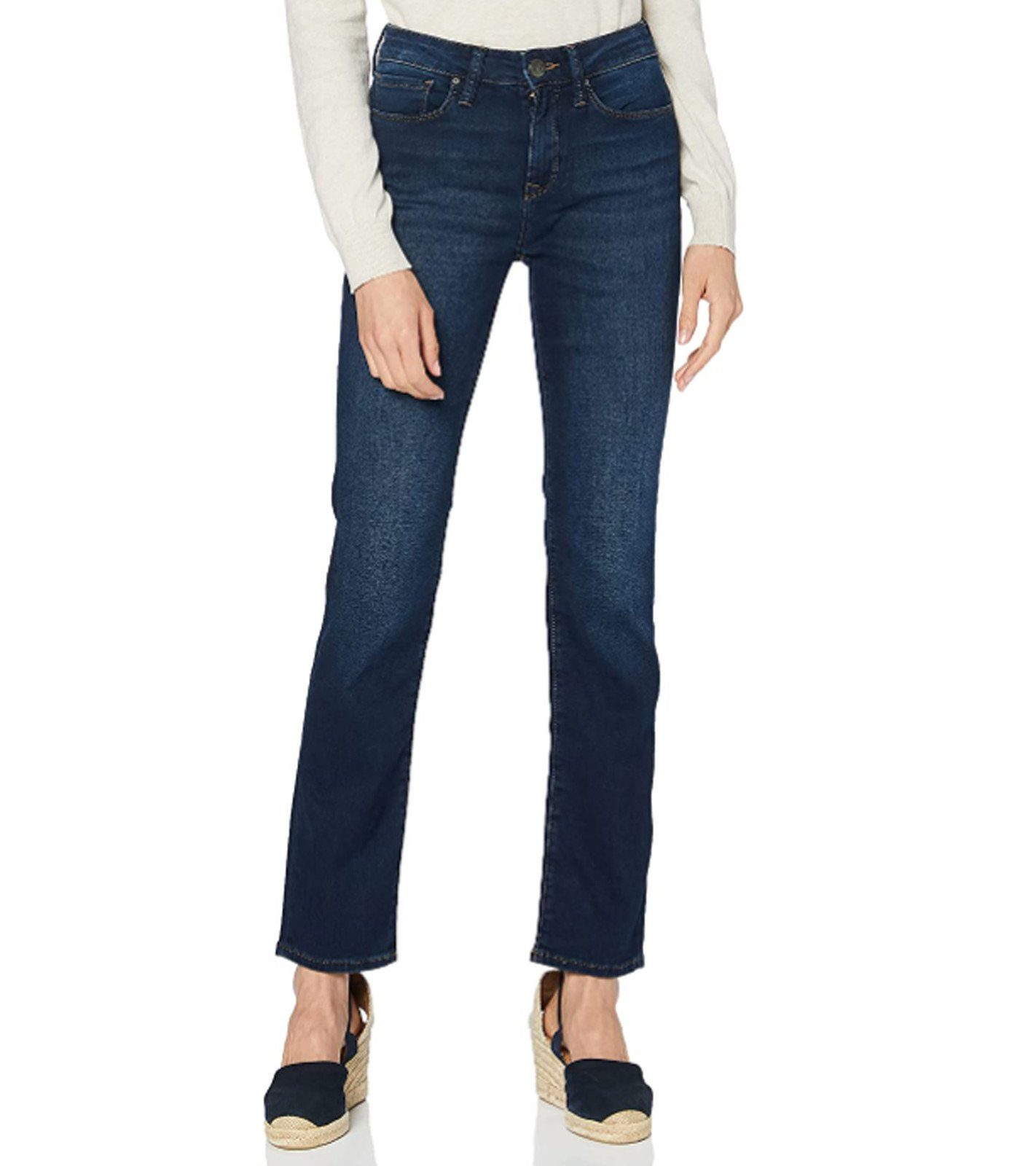Mavi Regular-fit-Jeans »mavi jeans Kendra Hose moderne Damen High Waist- Jeans 5-Pocket Style Freizeit-Hose Blau«