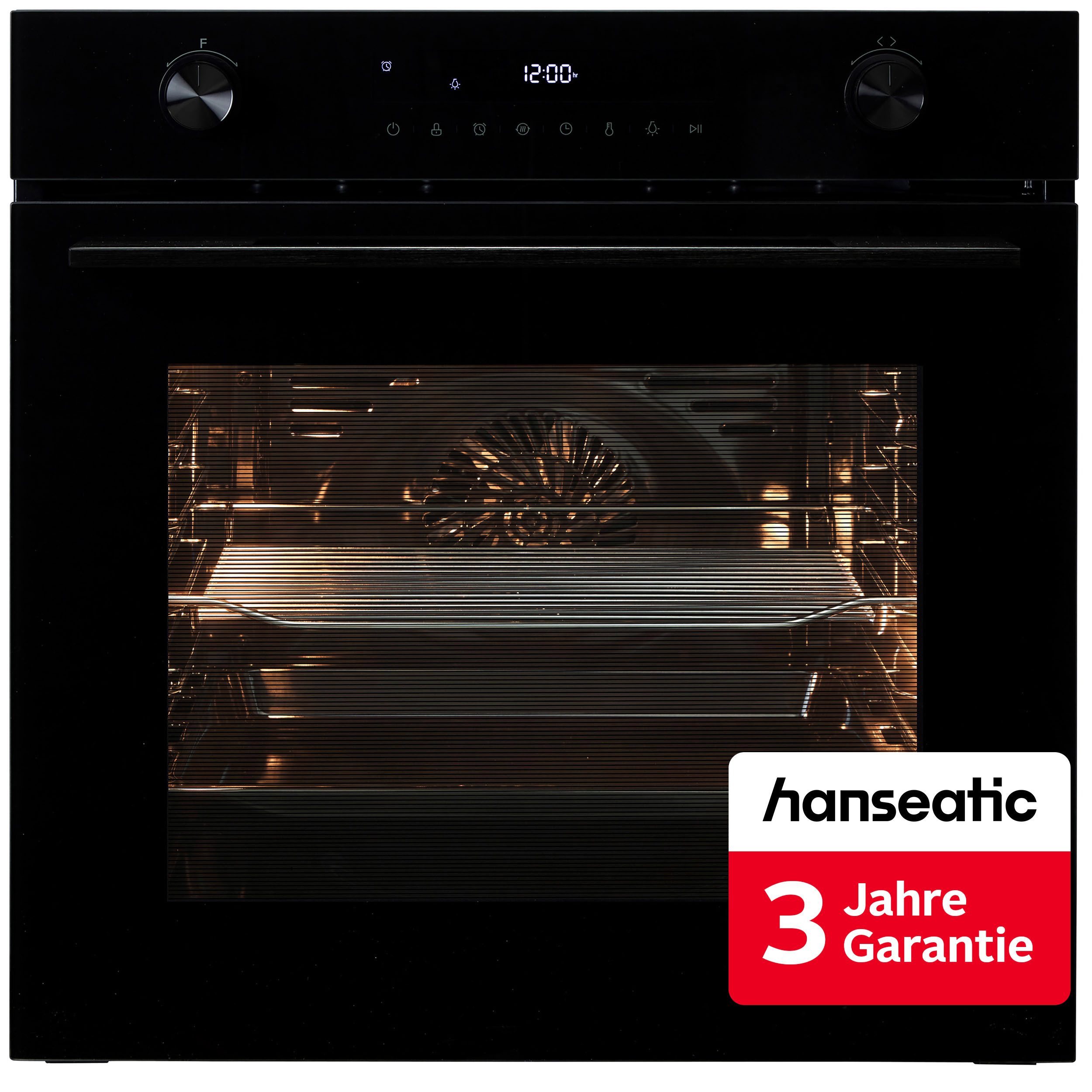 Hanseatic Einbaubackofen HBO7212A1, inkl. 3 Jahre Herstellergarantie