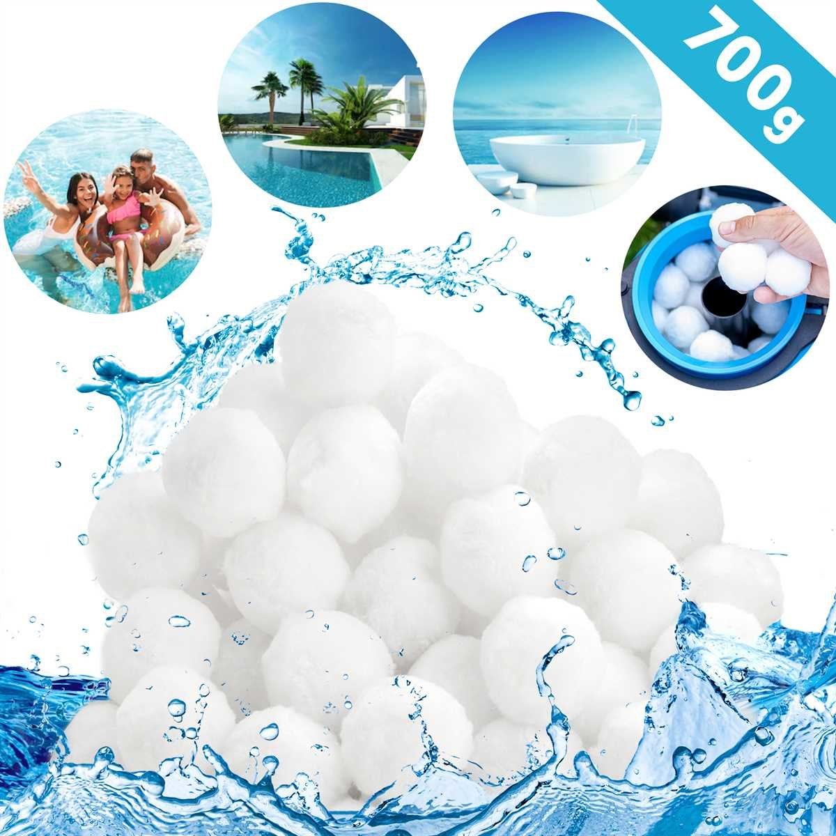Filter Balls Filterbälle für Pool Sandfilter ersetzen 25 kg Filtersand 700g 