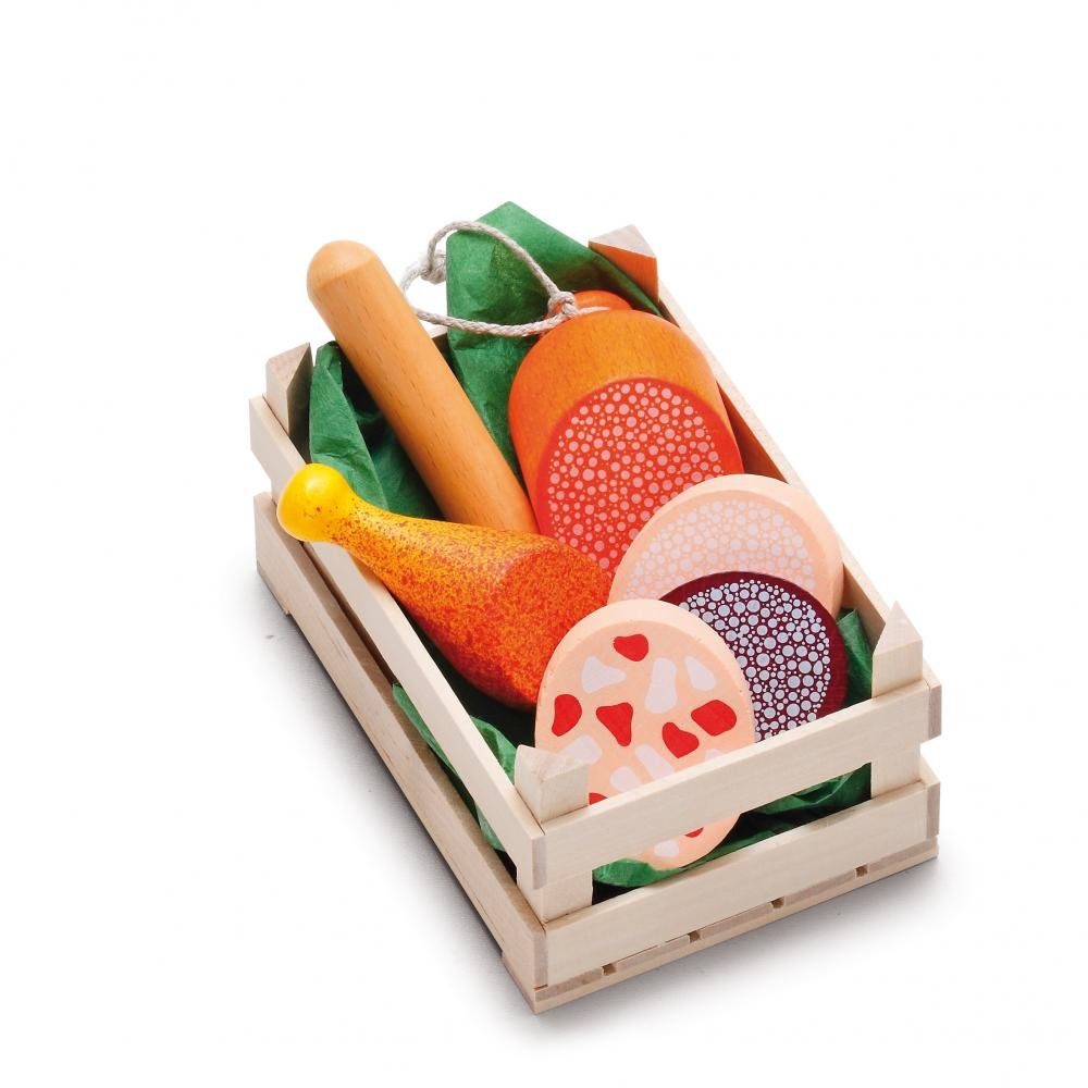 Erzi® Spiellebensmittel Kaufladen Sortiment Wurstwaren, klein, (Set, 8-tlg., 1), Made in Germany
