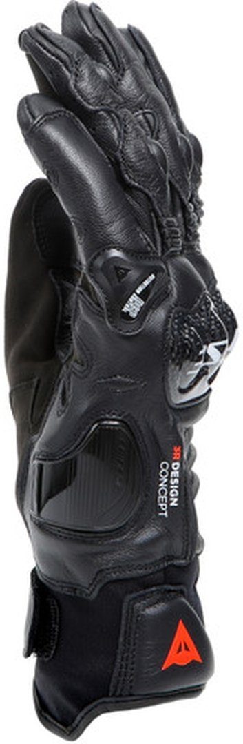 Short Dainese 4 Motorradhandschuhe Motorradhandschuhe Carbon Black