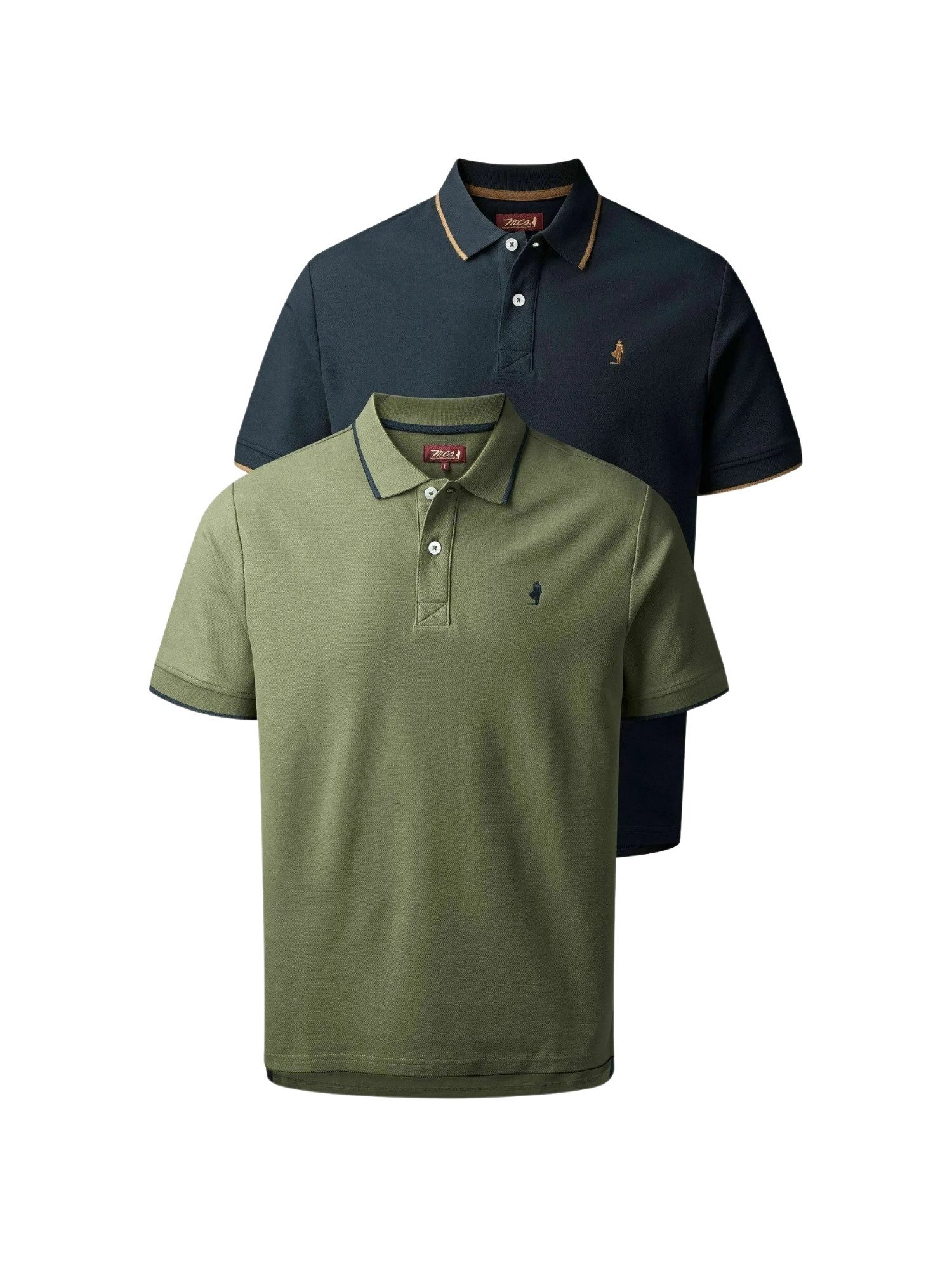 MCS Kurzarmhemd MCS Polo shirt River 2-pack