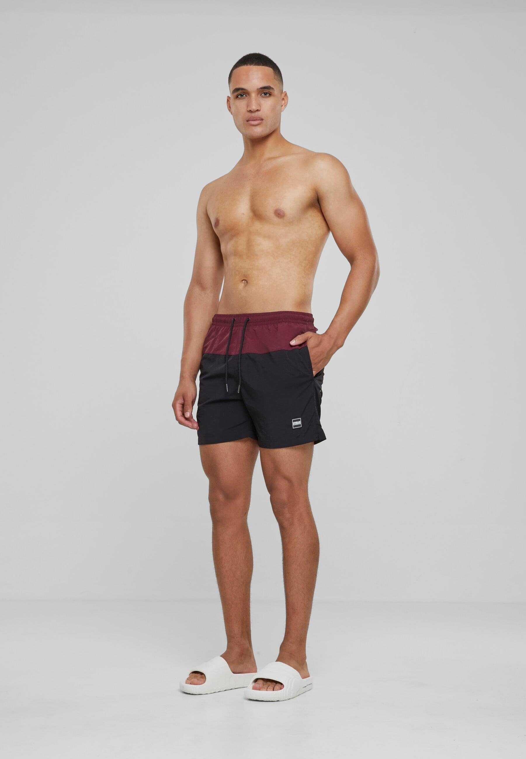 Shorts URBAN Swim CLASSICS Badeshorts Herren cherry/black