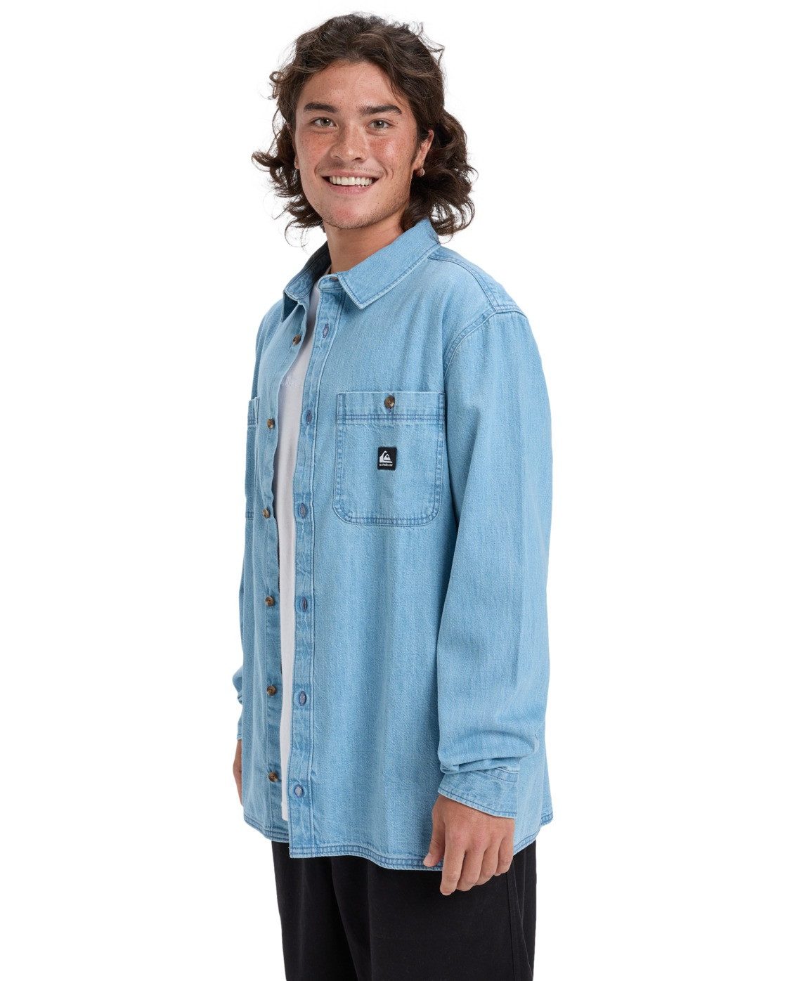 Quiksilver Langarmhemd Bozeman Denim günstig online kaufen