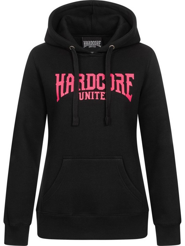 Hardcore United Rundhalspullover Bobby Frauen Kapuzensweatshirt