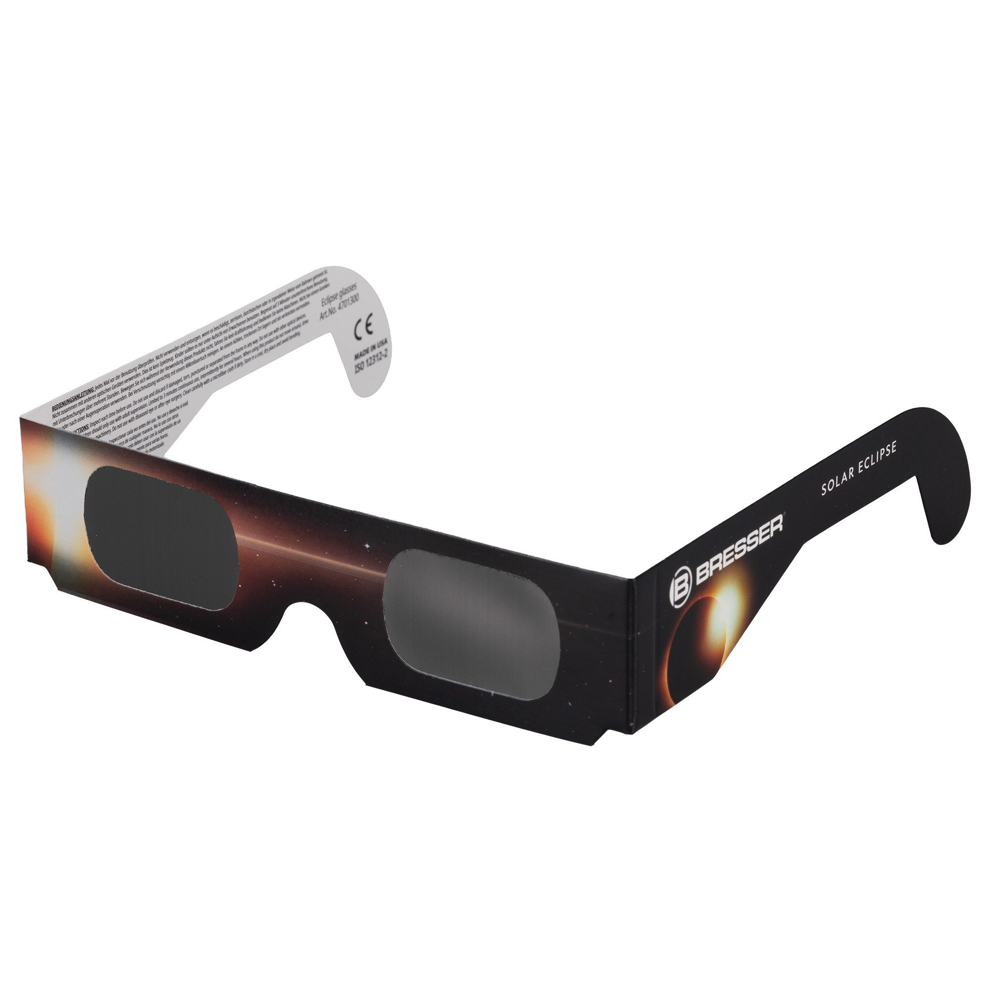BRESSER Teleskop Sonnenfinsternis-Brille Design-B (3 Stück)