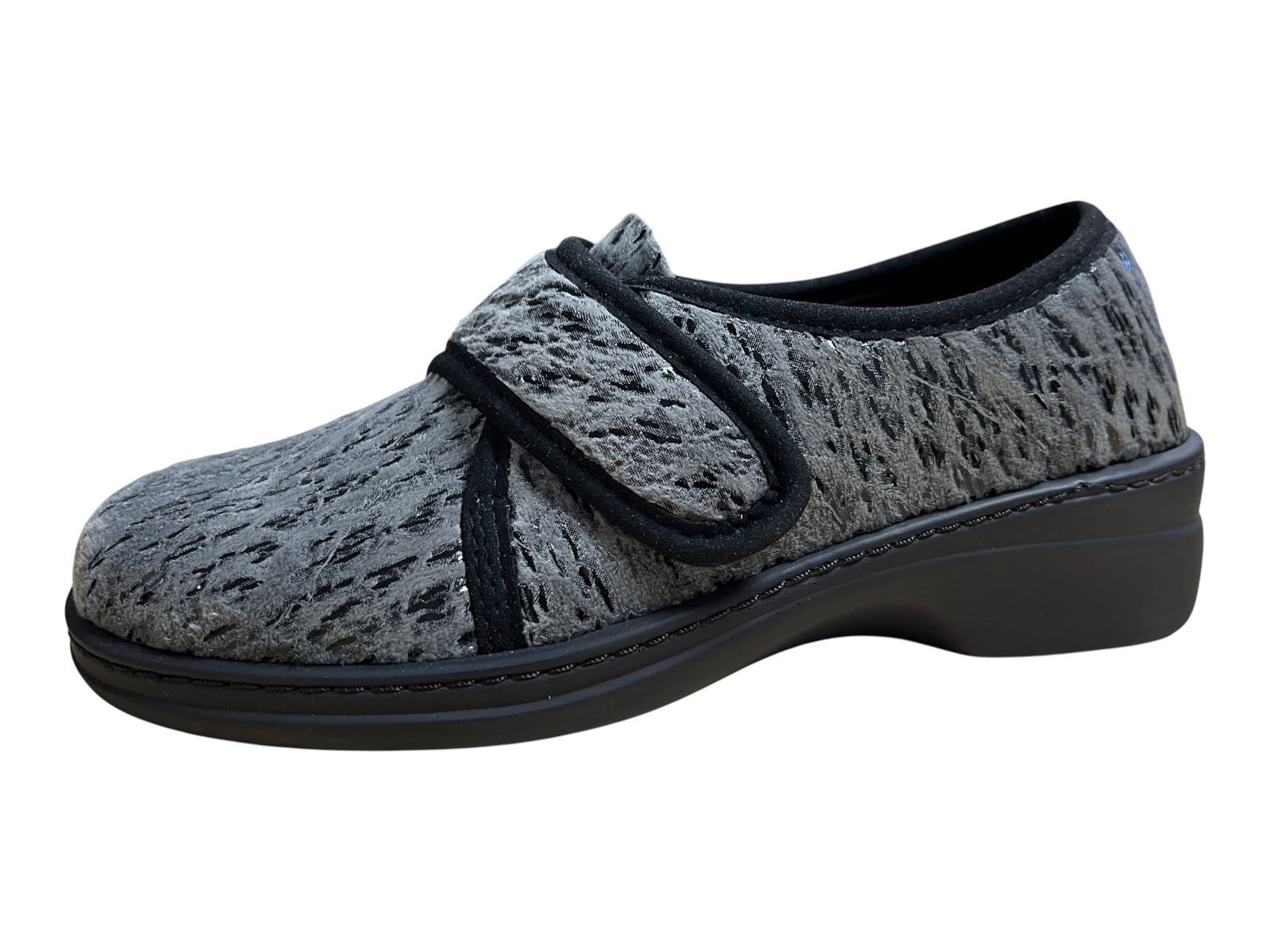 algemare Algemare Damen Hausschuh 8325-2645 grau/kombi Hausschuh