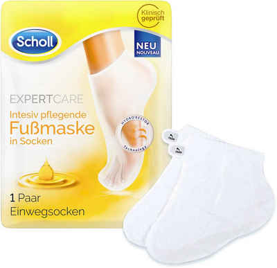 Scholl Fußmaske ExpertCare Intensiv pflegend mit 3 wertvollen Ölen, in Socken