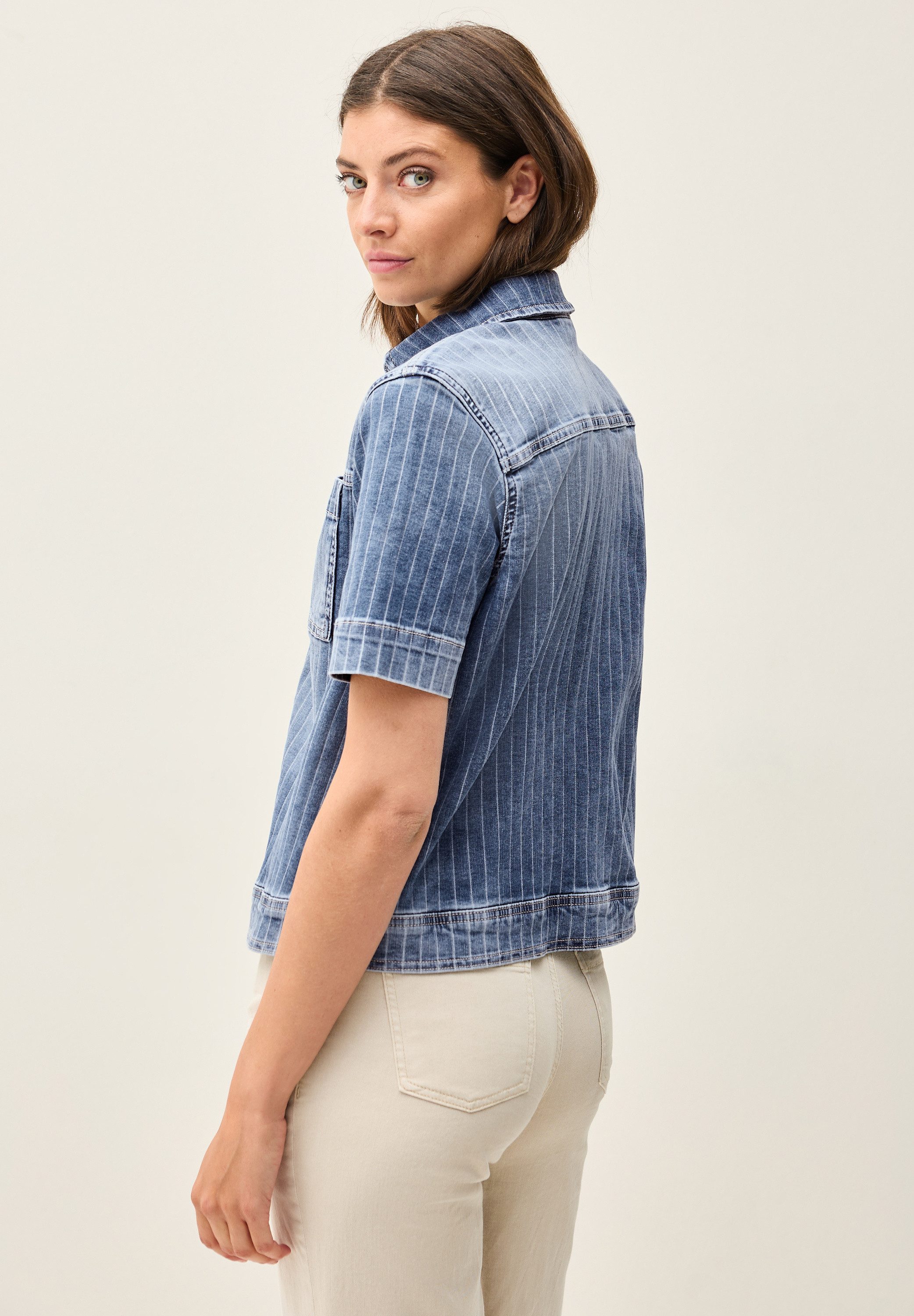 CECIL Jeansjacke mit Brusttaschen günstig online kaufen