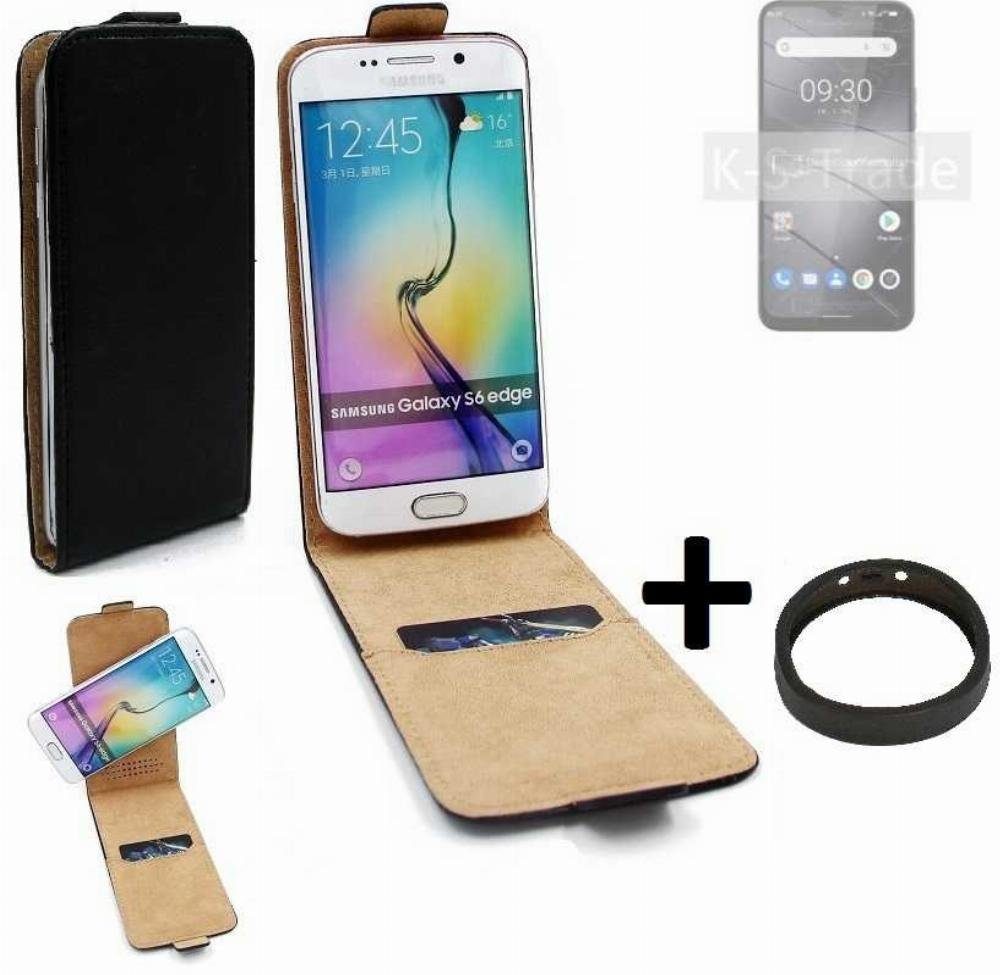 K-S-Trade Handyhülle für Gigaset GS5 Lite, TOP SET Handyhülle 360° Flipstyle Schutzhülle Smartphone Tasche