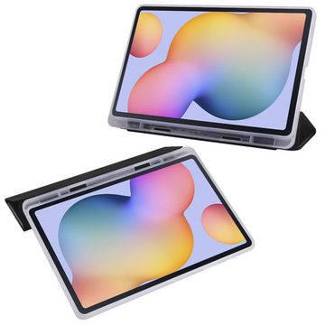König Design Tablet-Hülle Samsung Galaxy Tab S6 Lite, Samsung Galaxy Tab S6 Lite Schutzhülle Tablet-Hülle Schwarz