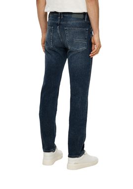 s.Oliver Stoffhose Jeans Nelio / Slim Fit / Mid Rise / Slim Leg Label-Patch, Waschung