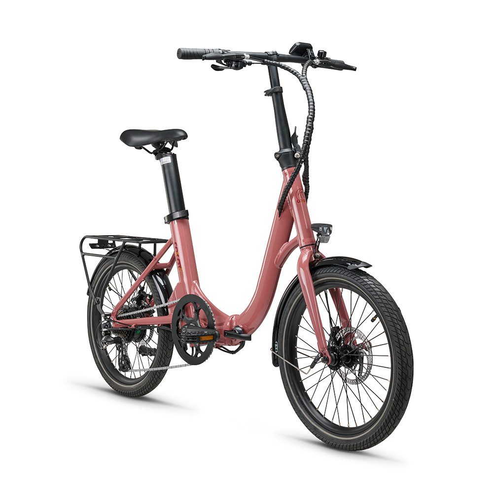 COAST-BIKES Faltrad Elektro, 20 Zoll, 7 Gang, E-Faltrad, Elektrofaltrad, Leicht & Flexibel
