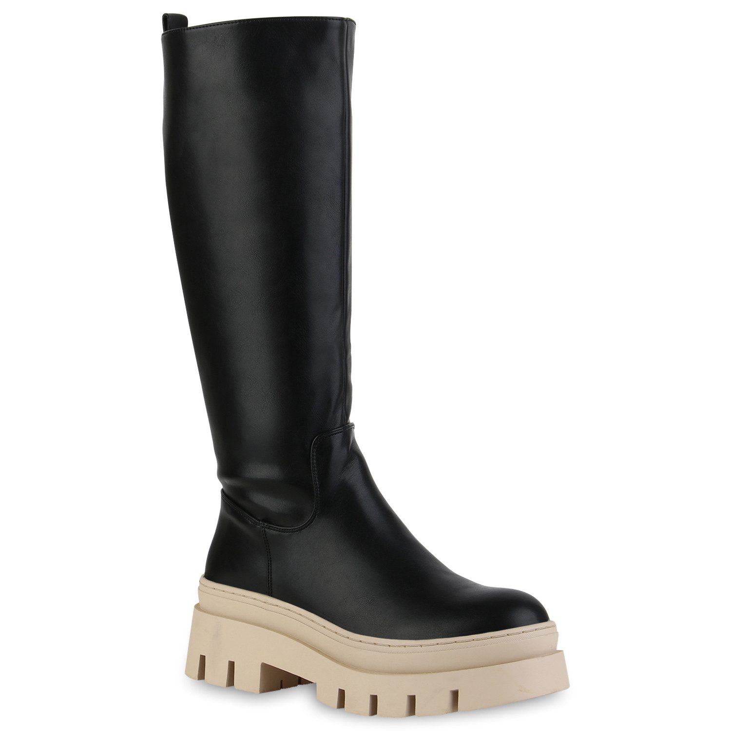 VAN HILL 839933 Plateaustiefel Bequeme Schuhe