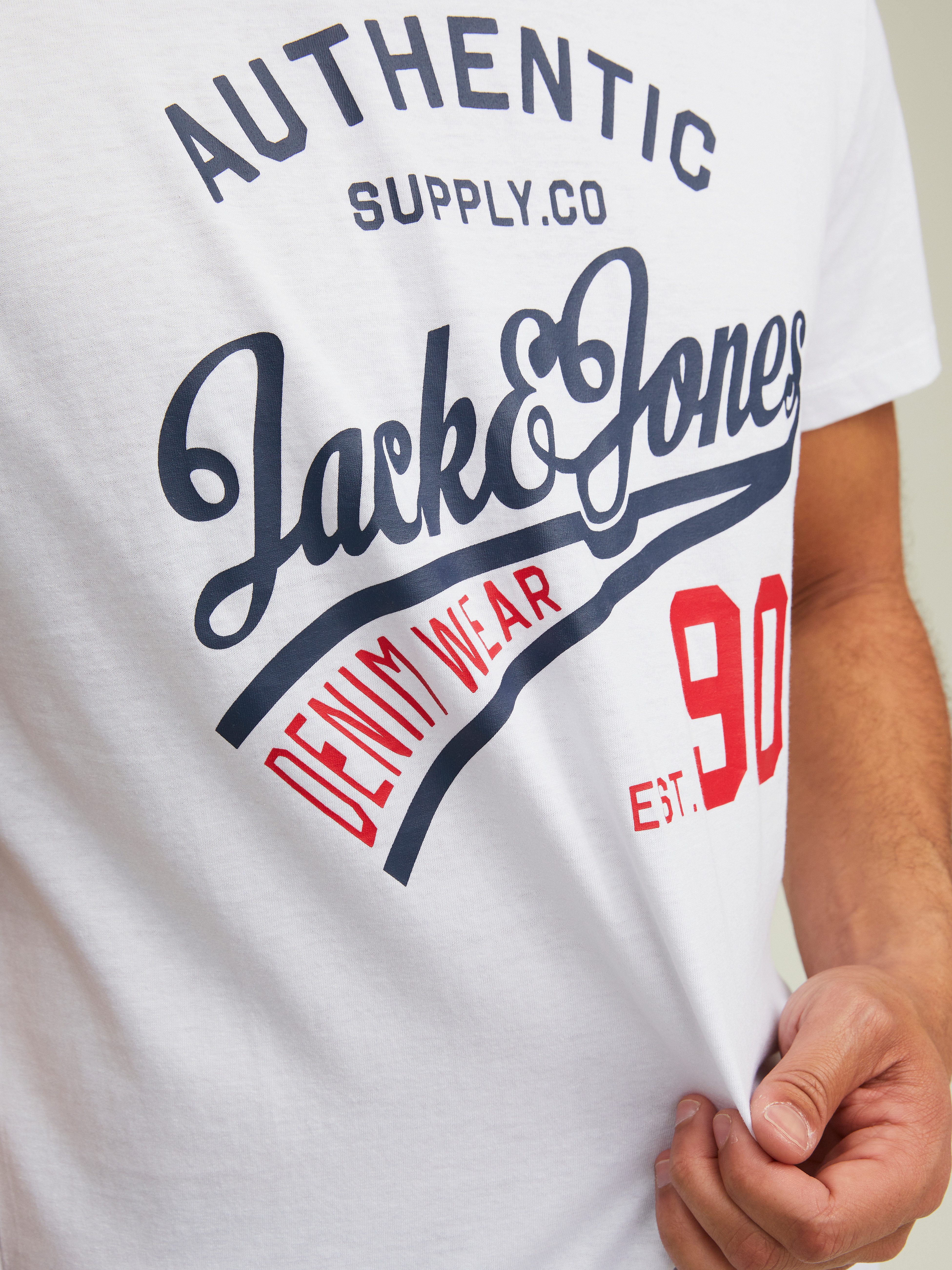 Jack & Jones Rundhalsshirt JJETHAN TEE SS CREW NECK 3PK MP NOOS (Packung, 3-tlg., 3er-Pack)