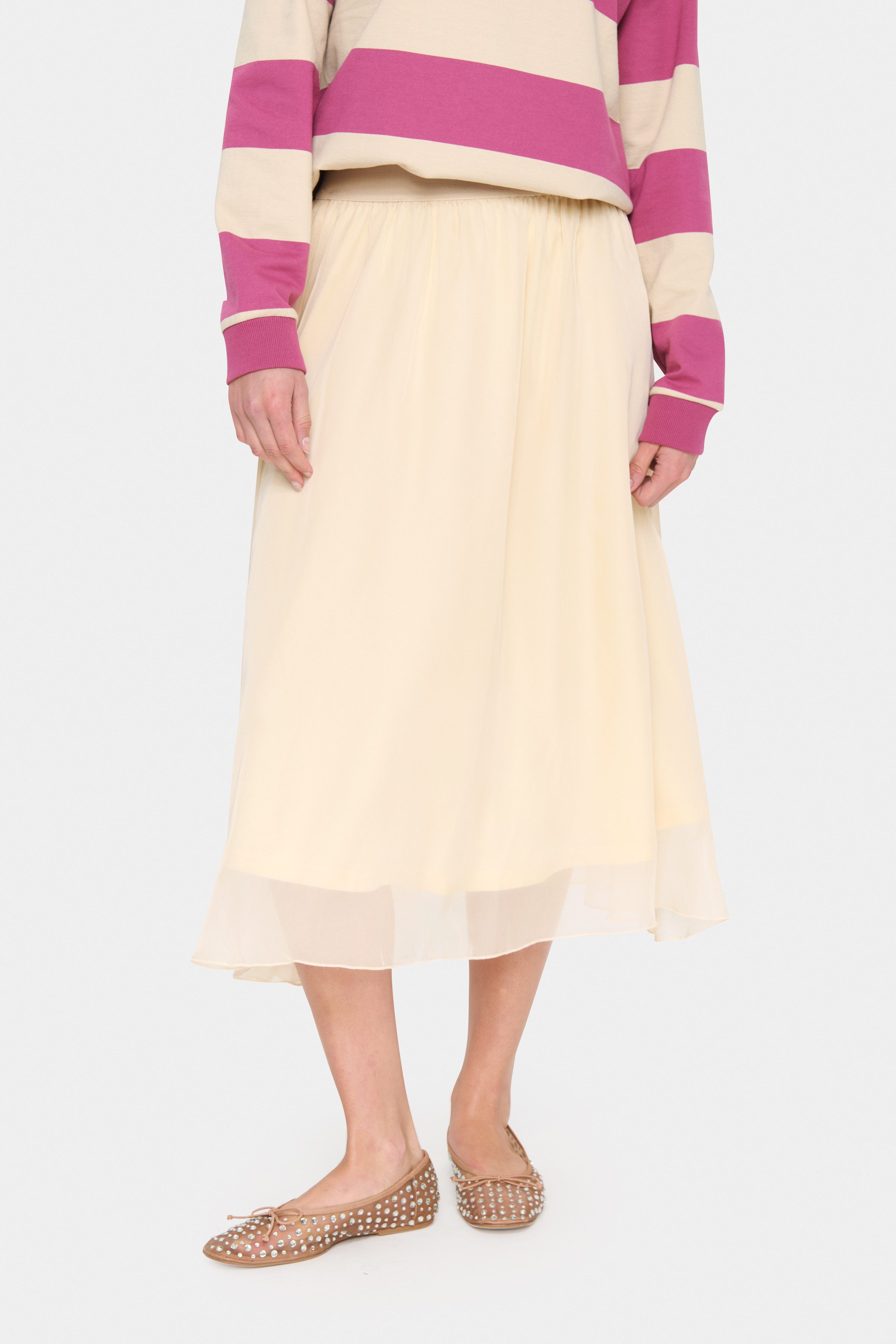 Saint Tropez Midirock CoralSZ Skirt aus günstig online kaufen