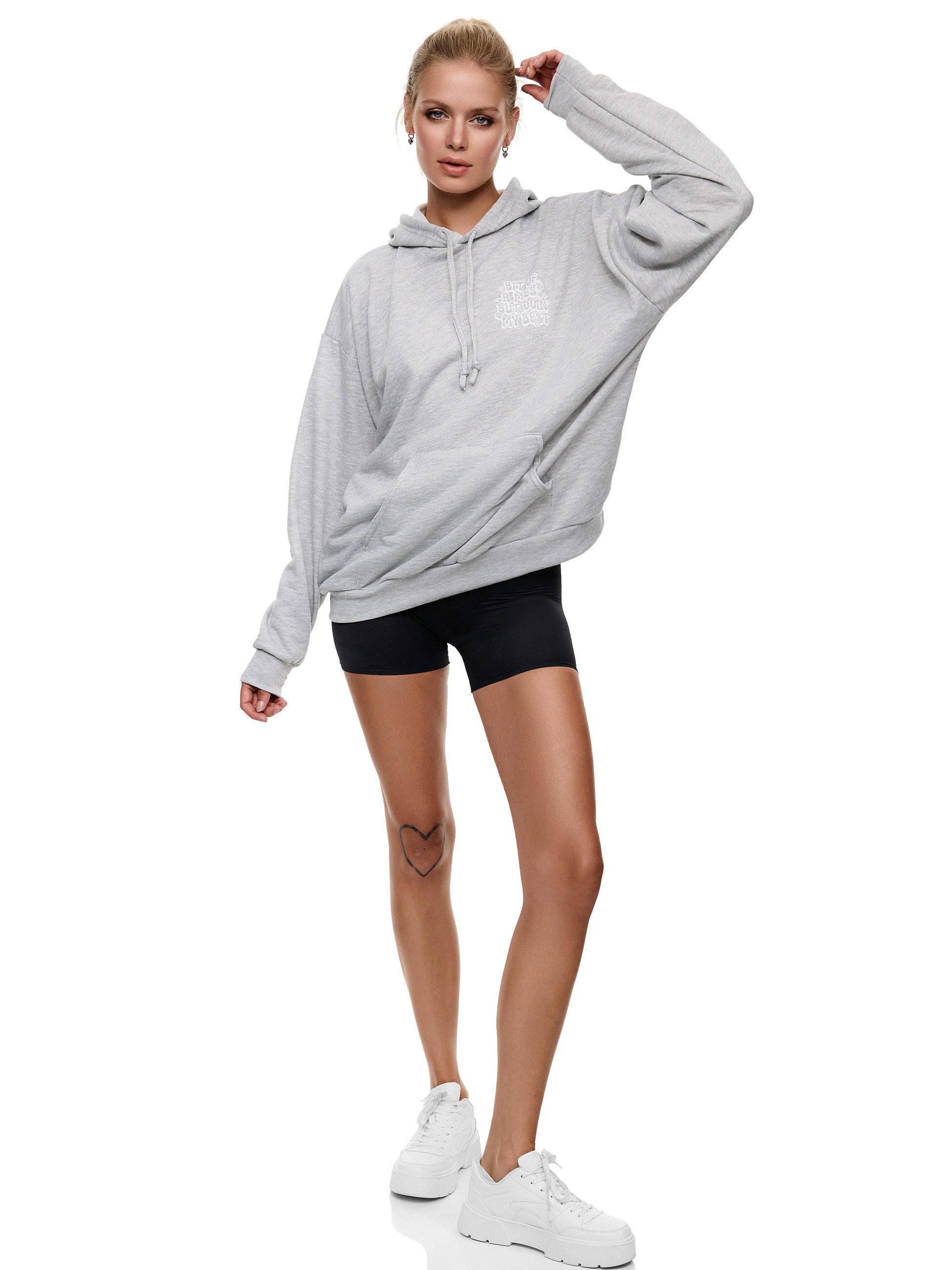 Worldclassca Hoodie Worldclassca Oversized Print Hoodie günstig online kaufen