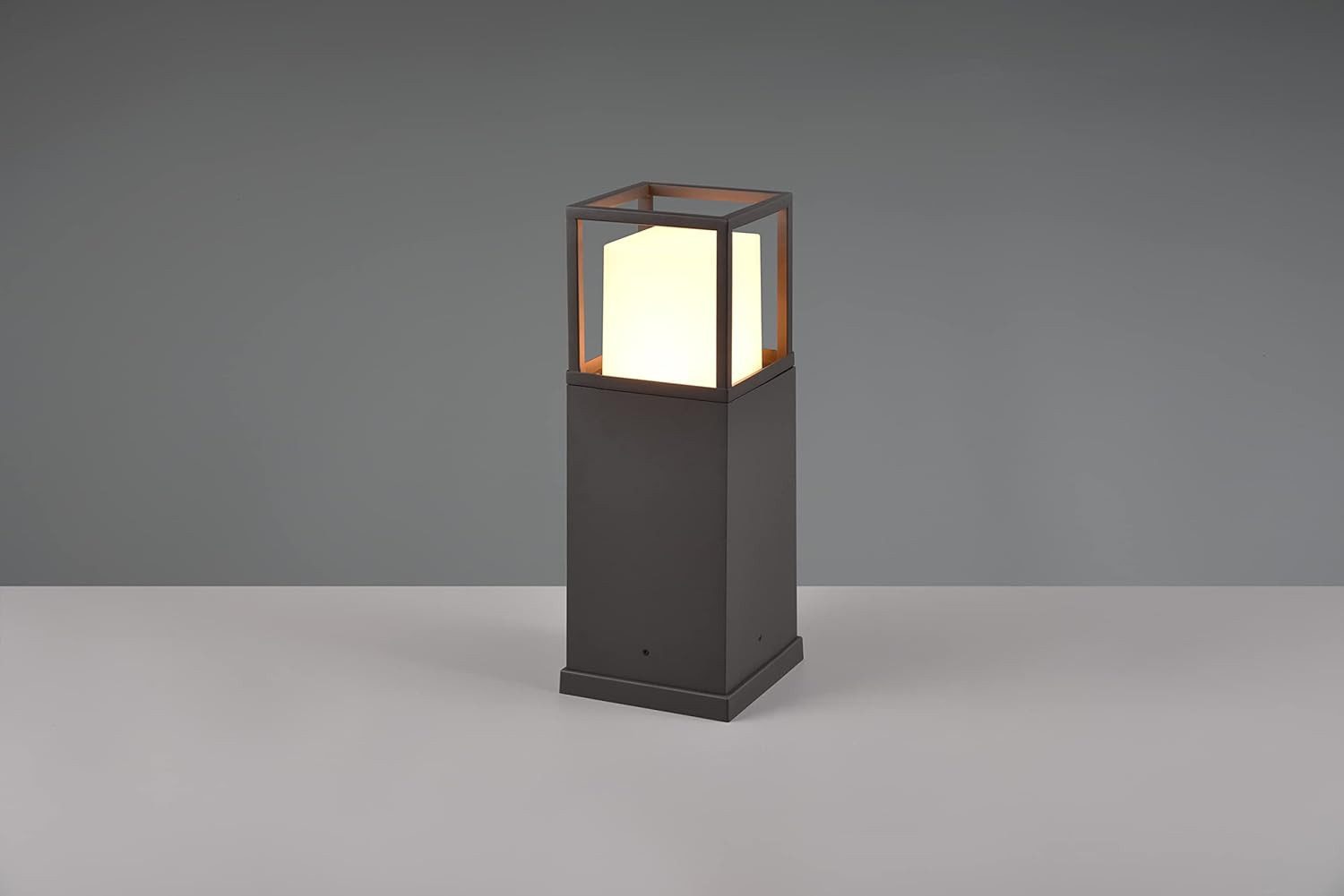TRIO Leuchten LED Außen-Stehlampe Witham, Lichtfarbe dimmbar, warmweißes bis neutralweißes Licht, Energieeffizienzklasse F