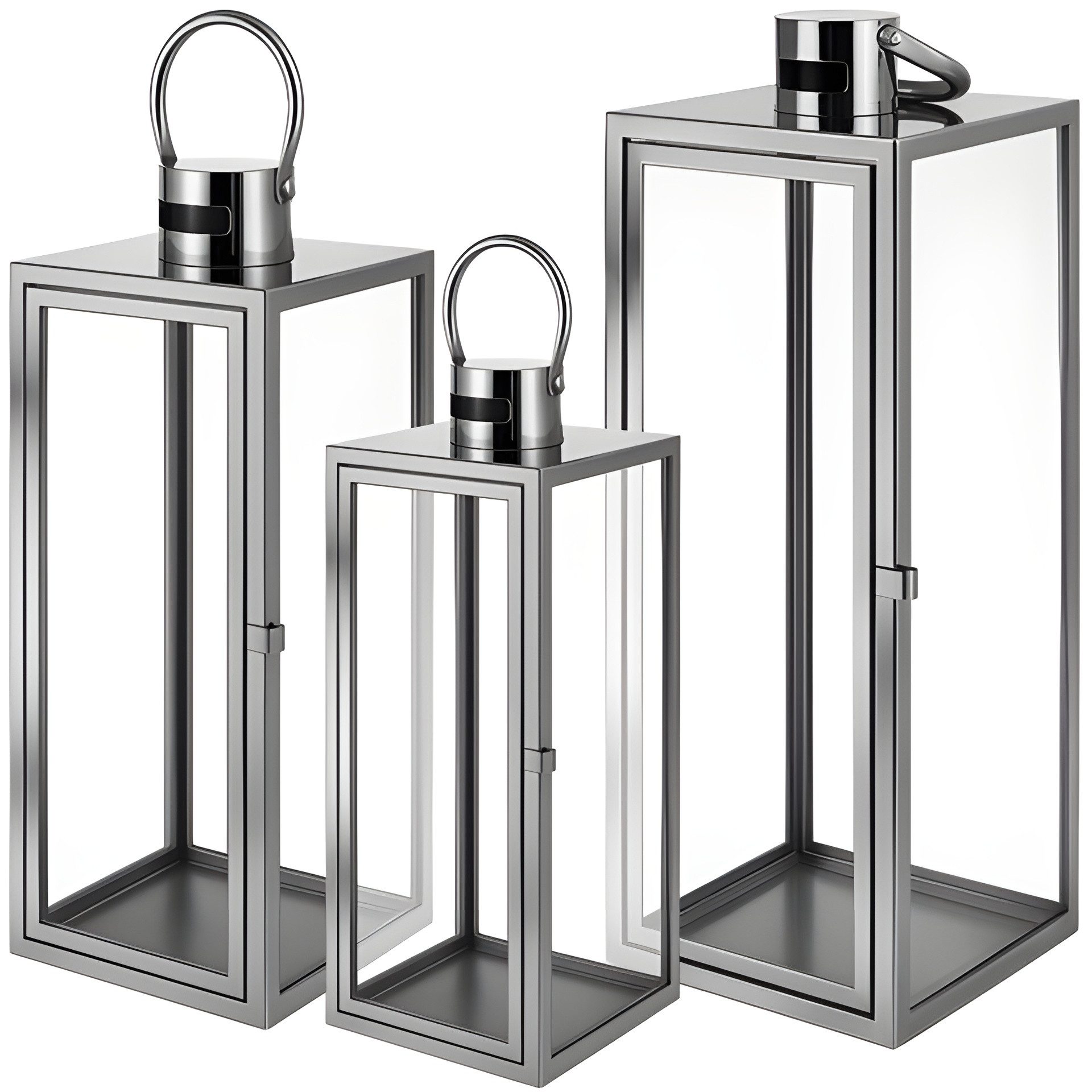Ruhhy Laterne Laternen Set XXL 63/49/38cm günstig online kaufen