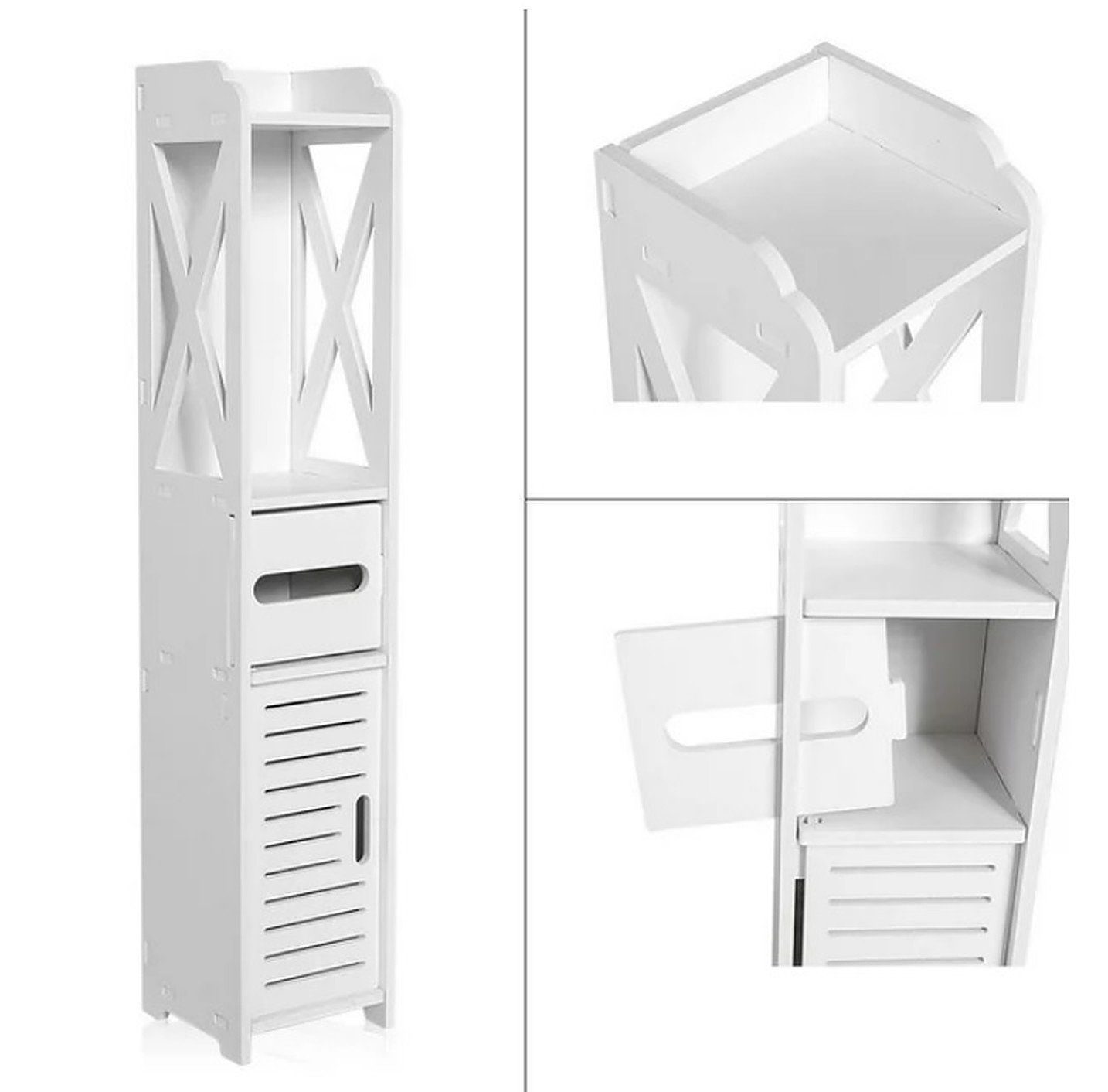 BAYLI Regal Badezimmerschrank schmal - 3-in-1 günstig online kaufen
