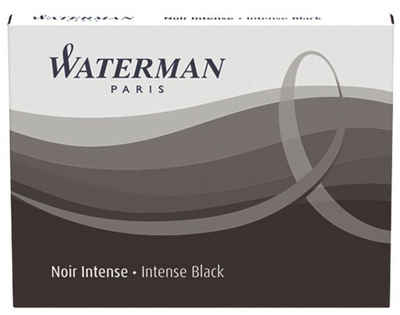 Waterman Kugelschreiber WATERMAN Tintenpatrone Stand. Intense Black 8
