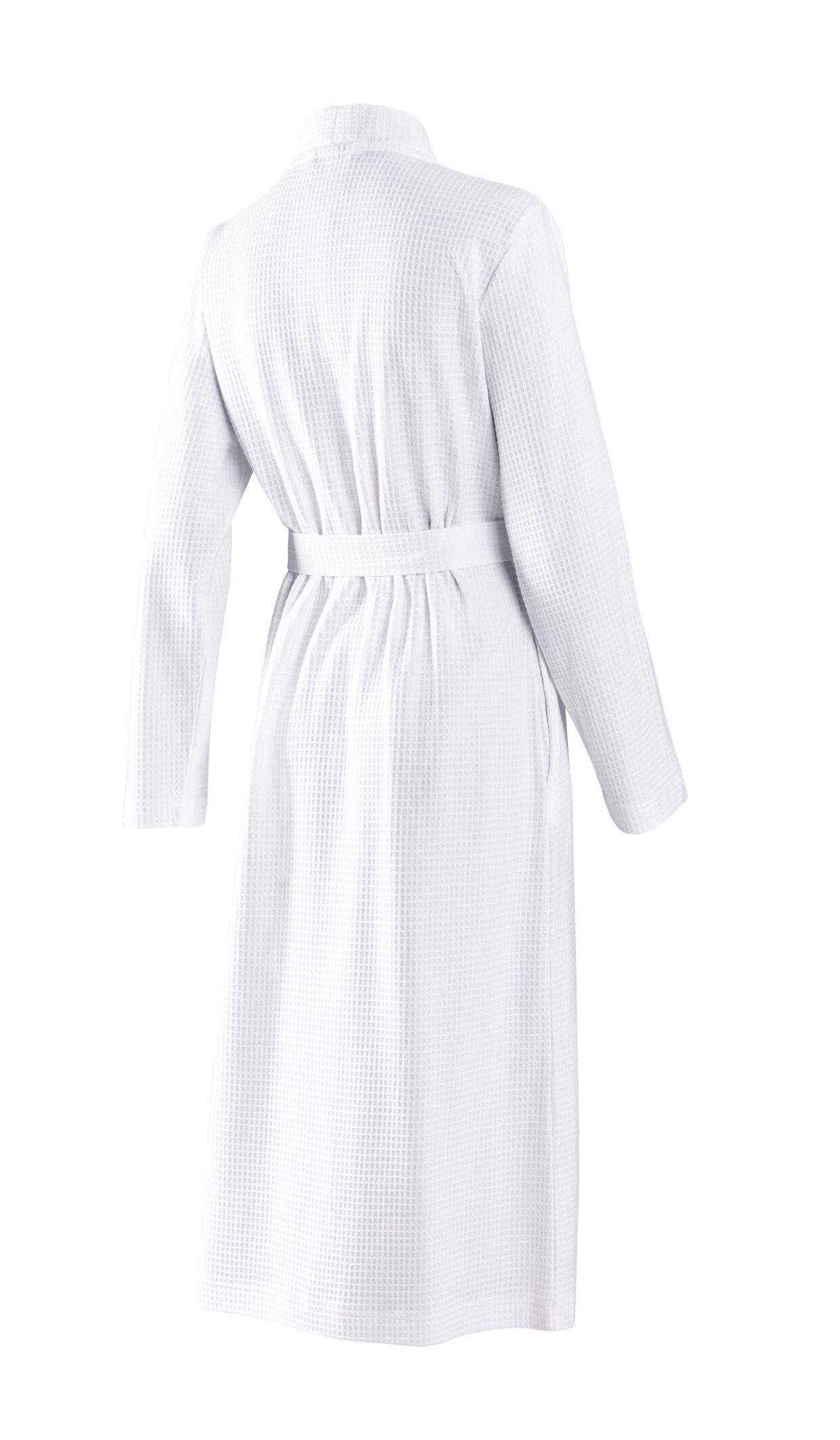 Joop! Bademantel JOOP! PIQUÉ UNI Textil BADEMANTEL LIVING Weiß - Damen-Kimono