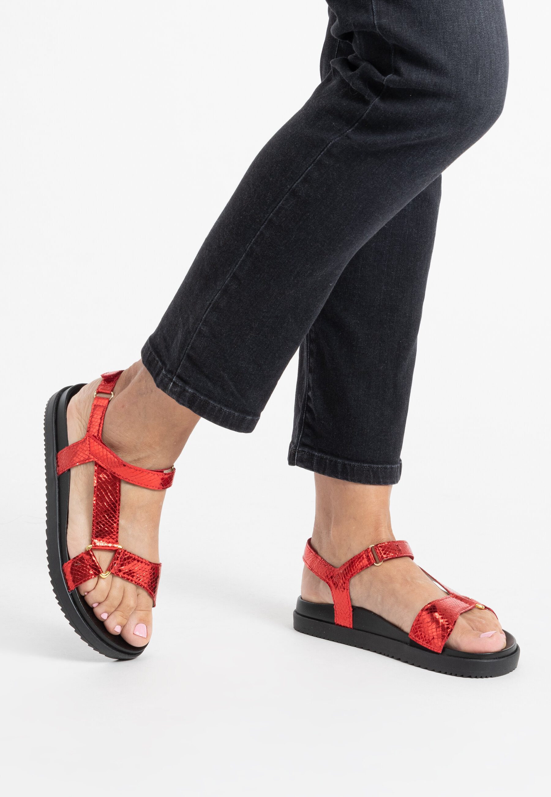 vitaform Damenschuhe Sandale Ziegenleder Sandale