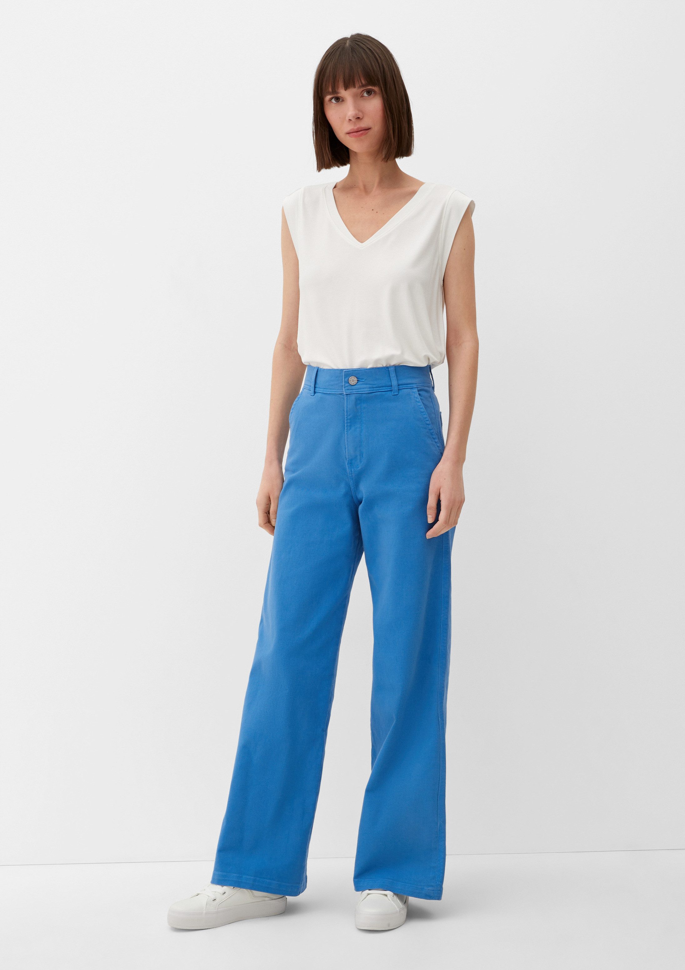 s.Oliver Weite Jeans Jeans-Hose SURI Jeans Suri / Regular Fit / High Rise / Wide Leg