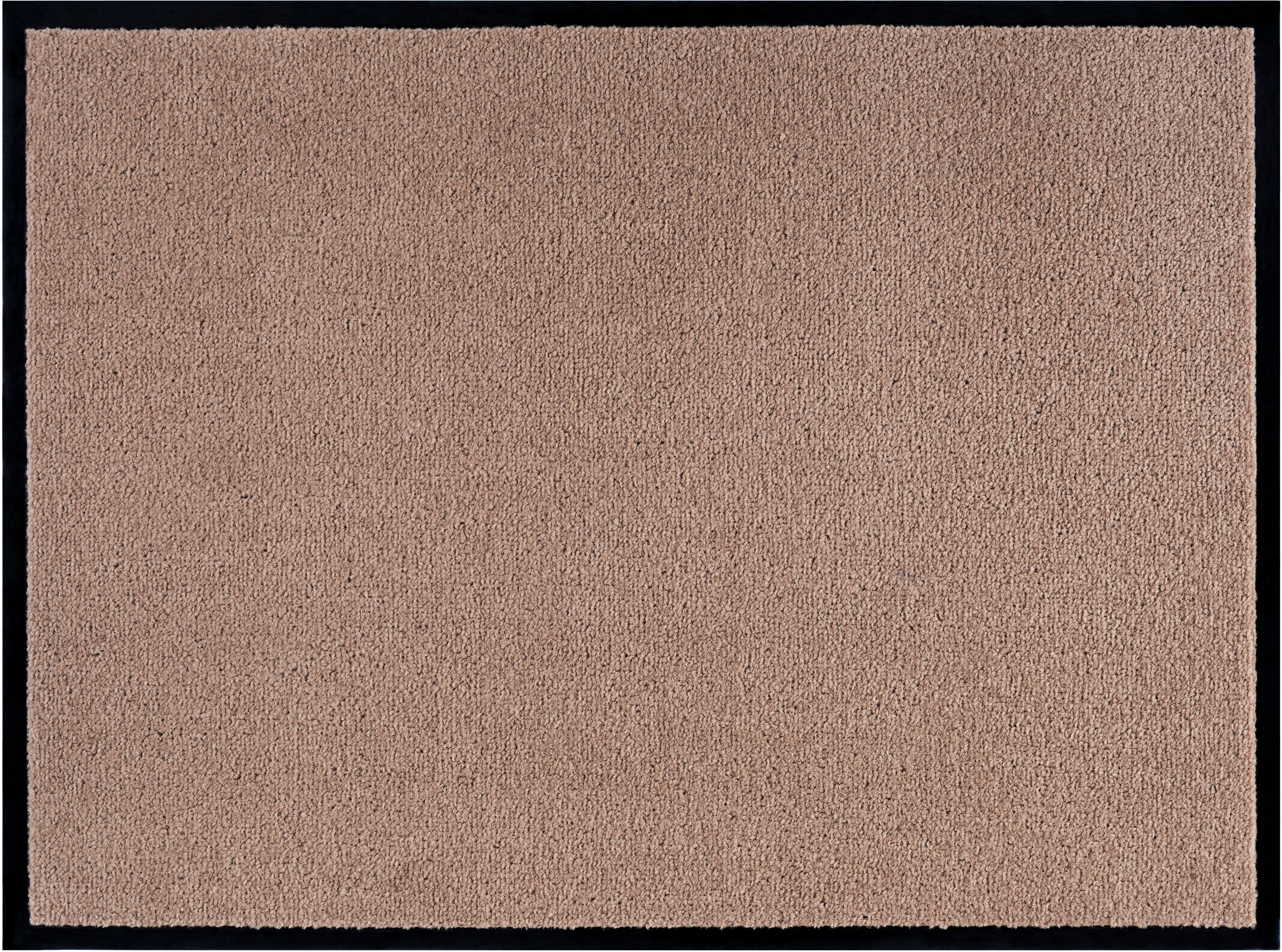 Fußmatte Triton, Home affaire, rechteckig, Höhe: 7 mm, waschbar, Uni-Farben-Design, rutschfest, robust, pflegeleicht beige | Flachgewebe-Teppiche